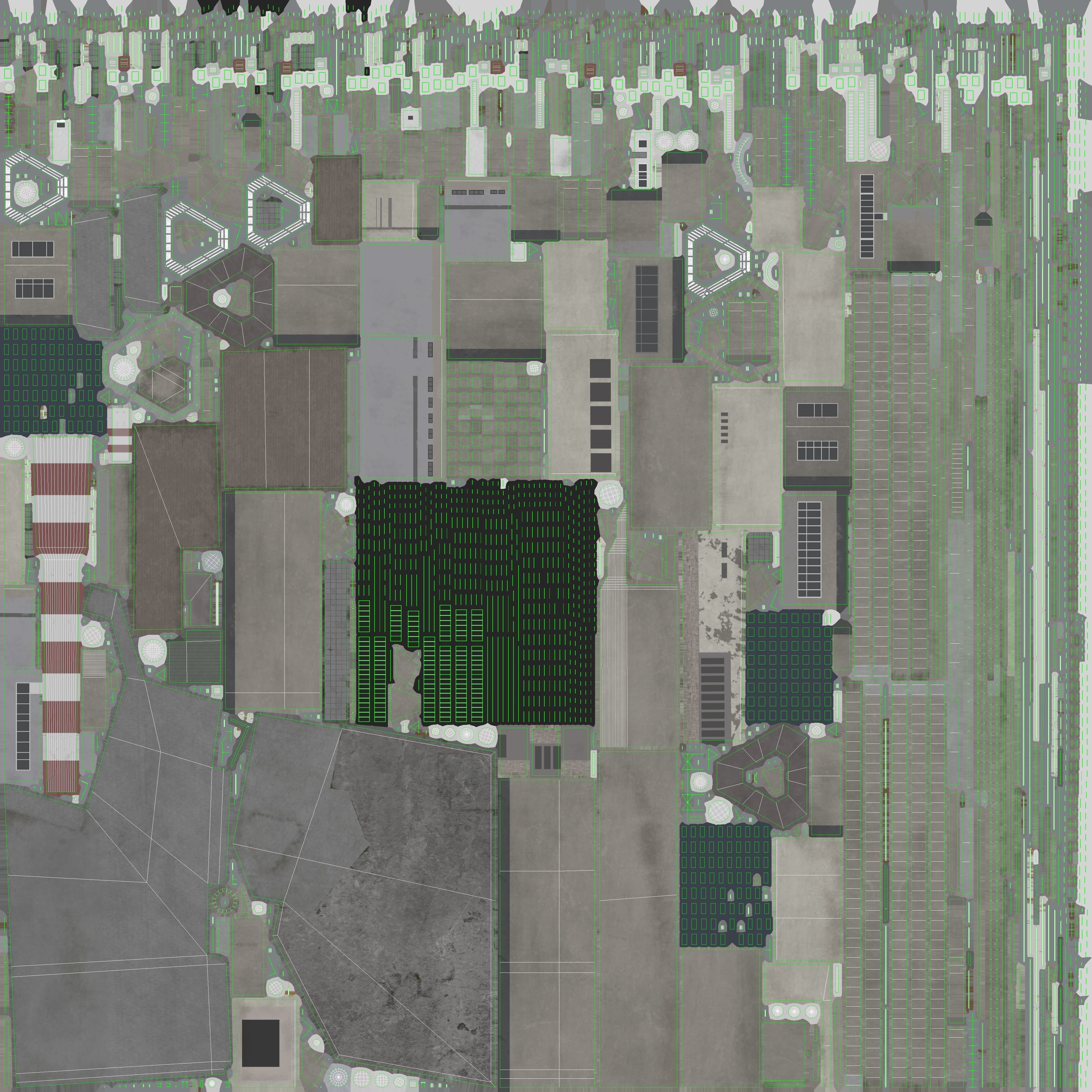 TV tower Kopitoto Vitosha Sofia Bulgaria Low-poly 3D model_11