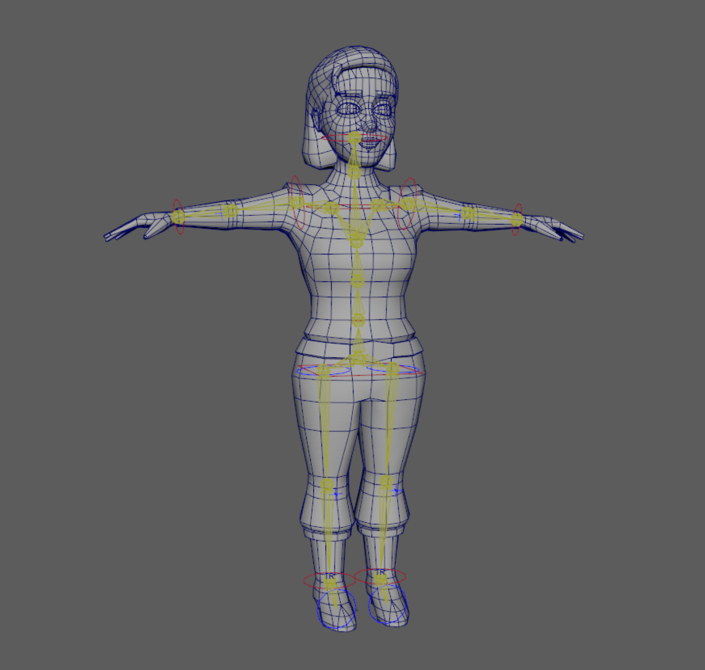 Lowpoly Character 03 Low-poly 3D model_5