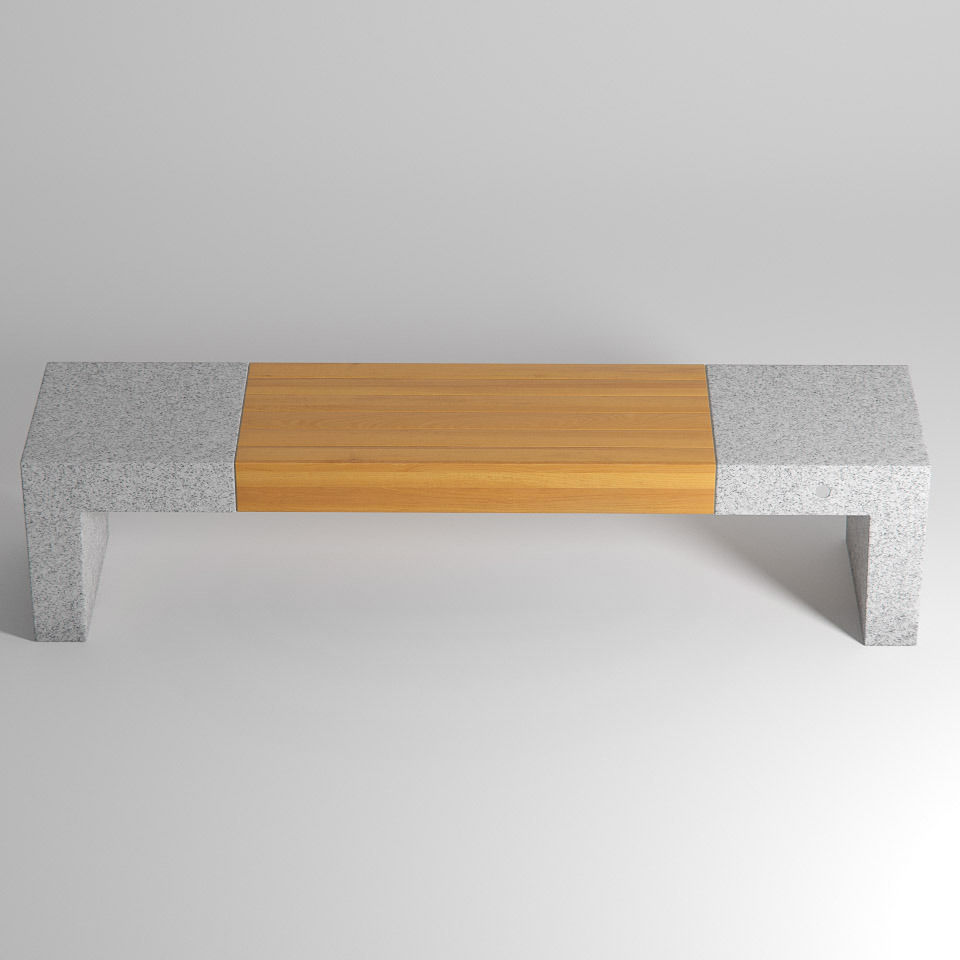 Giada bench 3D model_1