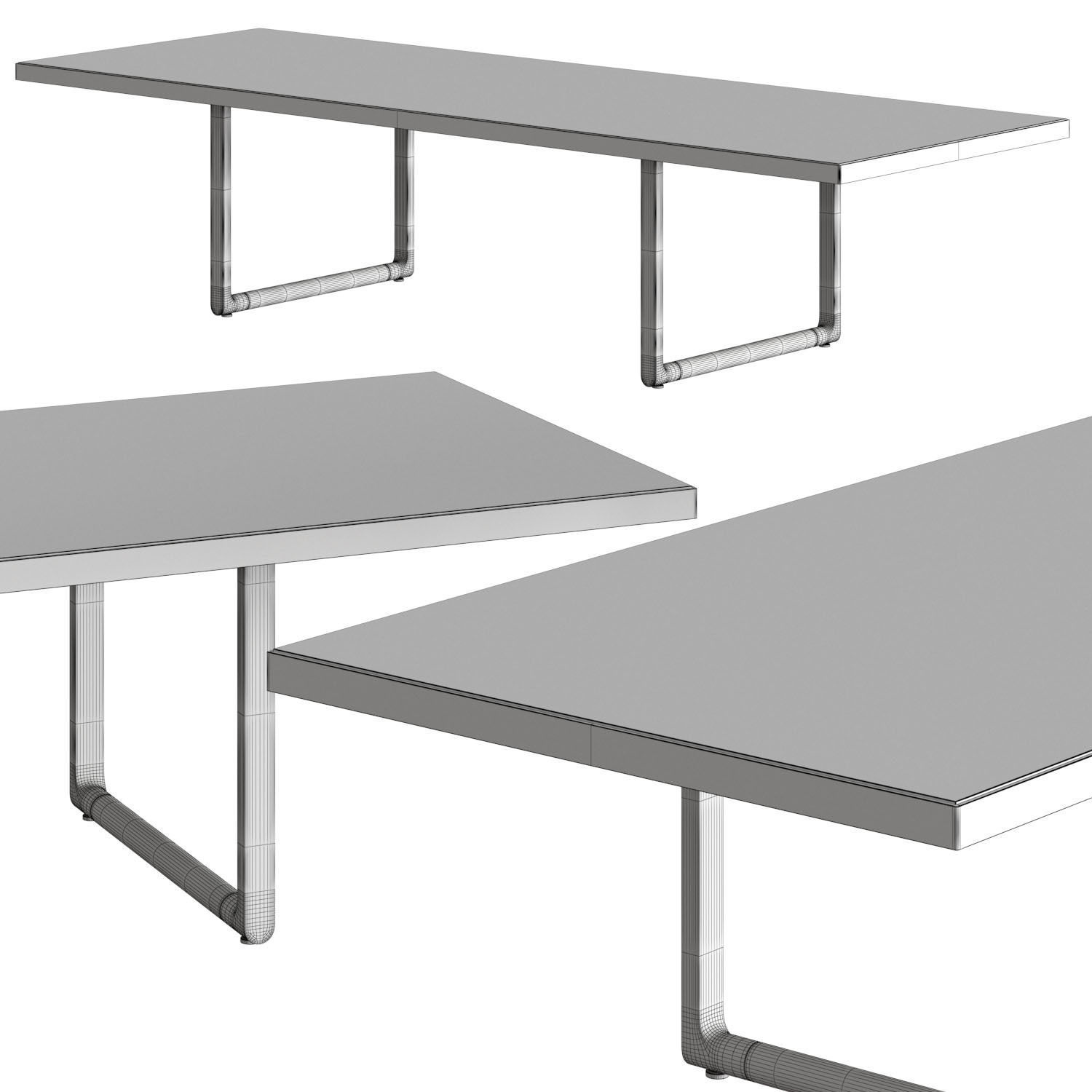 Paola Lenti Portofino Dining Table 3D model_1