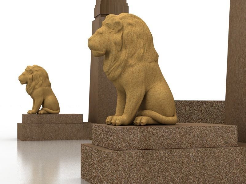 Qasr El Nil Bridge 3D model_7