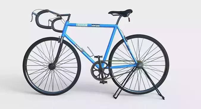 Retro Roadbike 3D model