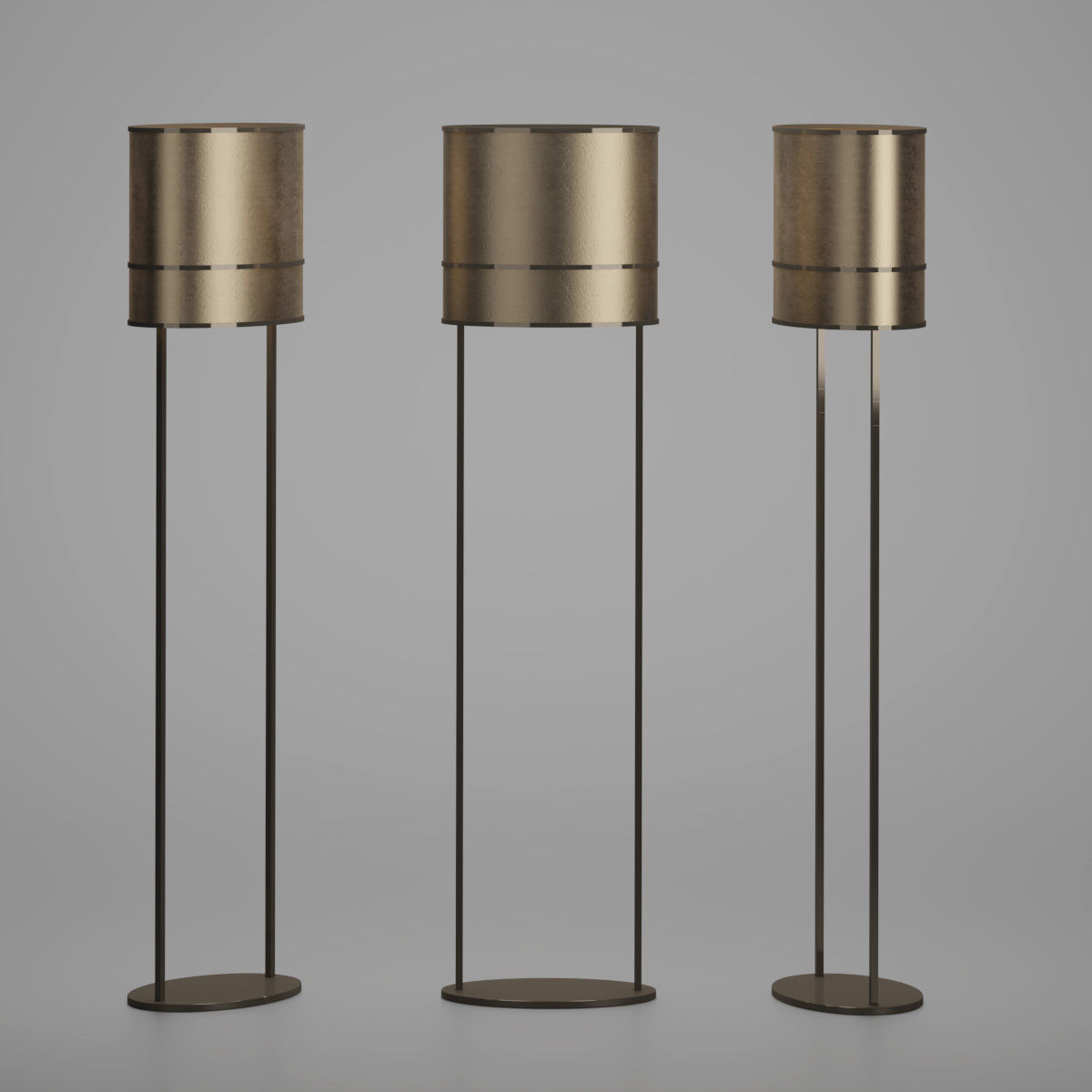 Floor lamp Orione Fendi Home 3D model_5