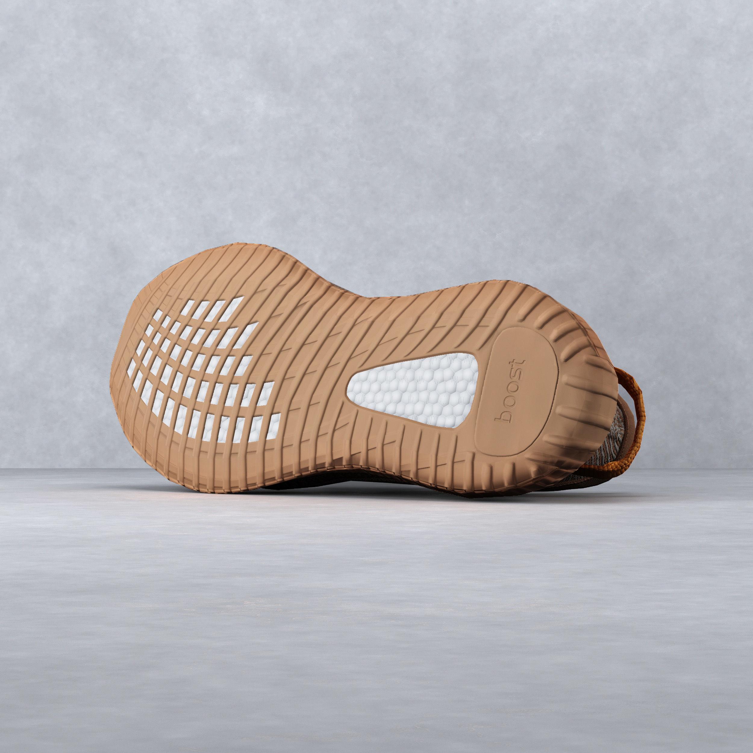 yeezy 350 v2 clay low Low-poly 3D model_6
