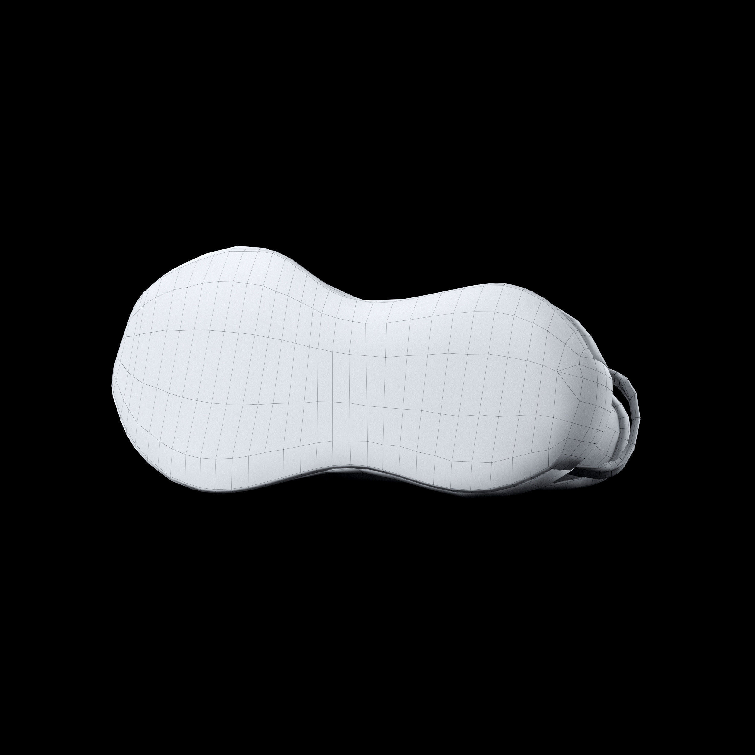 yeezy 350 v2 clay low Low-poly 3D model_11