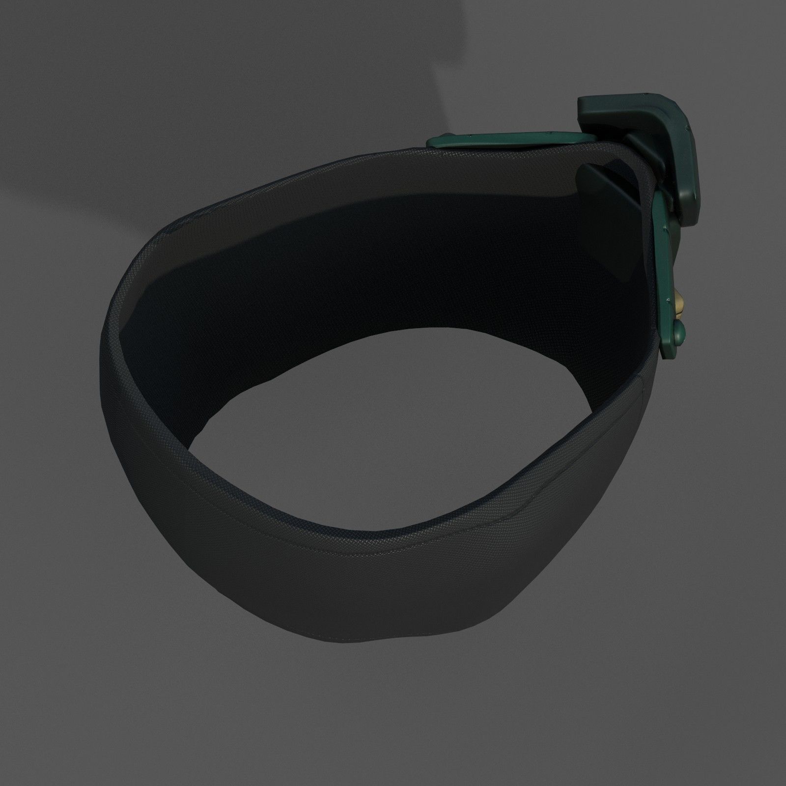 Gas mask respirator scifi futuristic  Low-poly 3D model_8