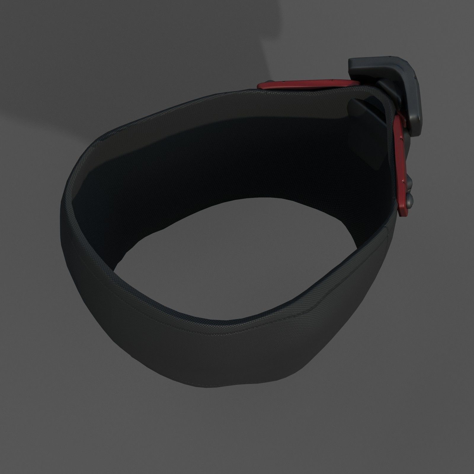 Gas mask respirator scifi futuristic protection  Low-poly 3D model_3