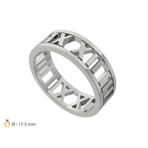 N137 Open Digits Ring 3D print model