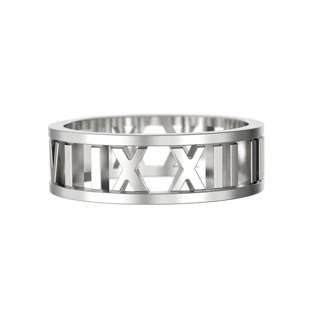 N137 Open Digits Ring 3D print model_5