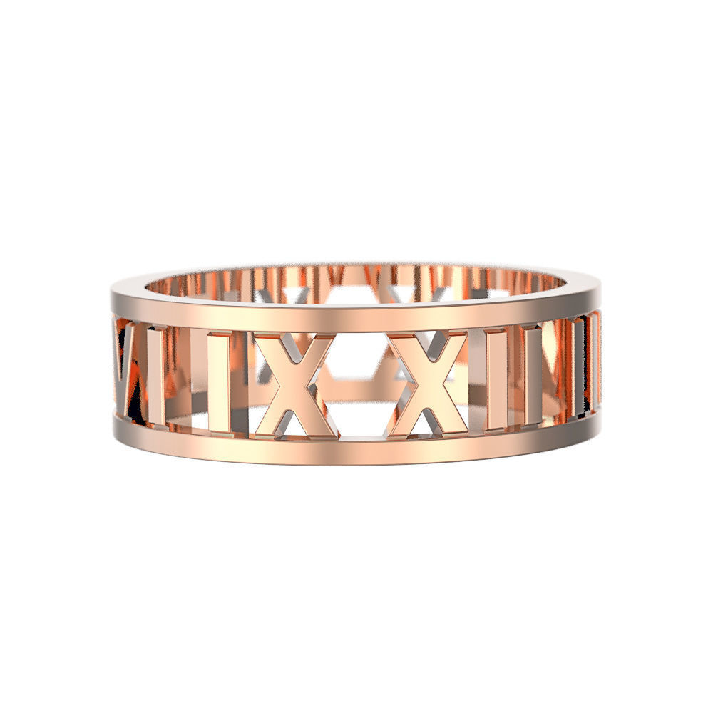 N137 Open Digits Ring 3D print model_7