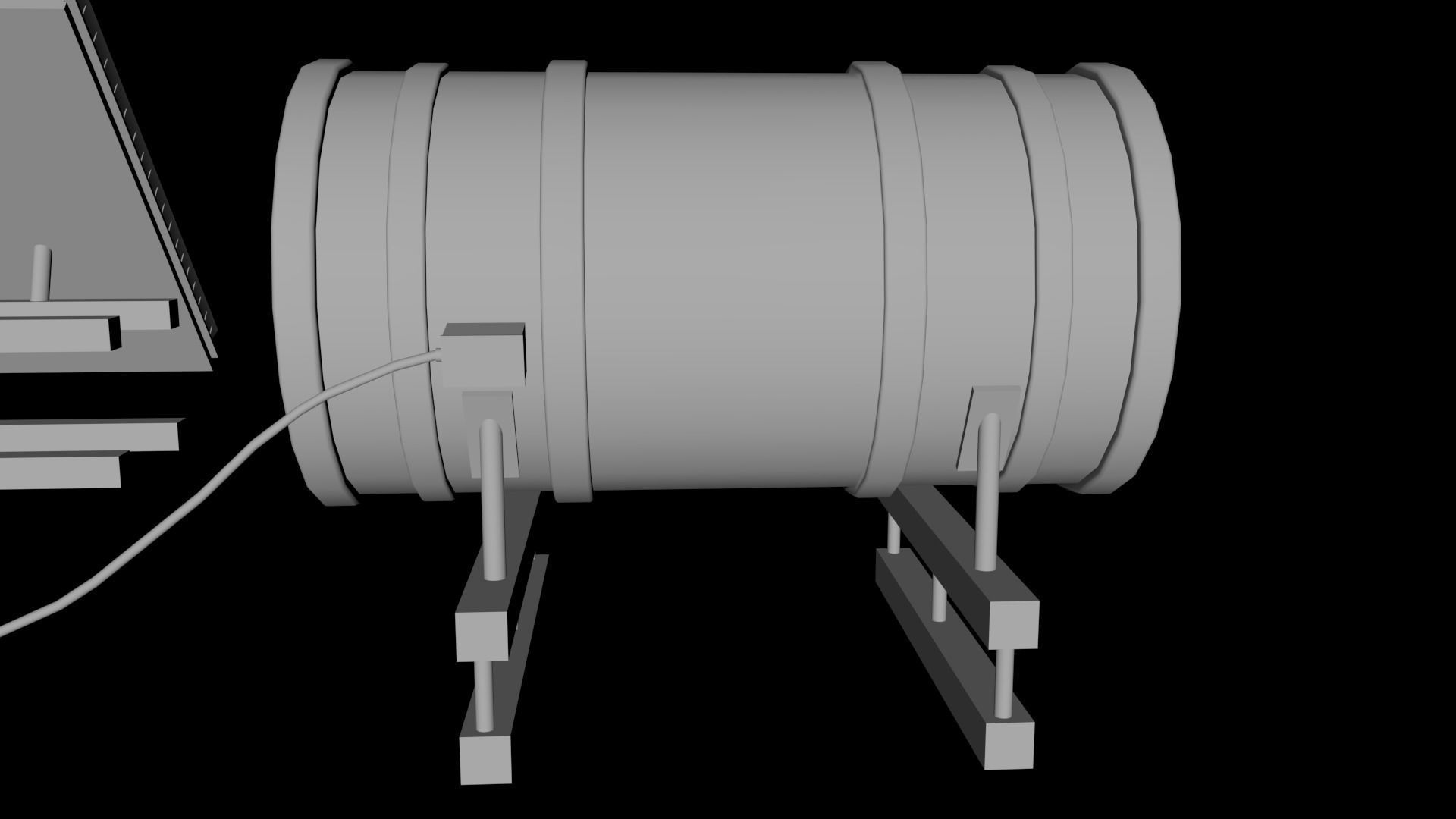 Sonar Panel Low-poly 3D model_5