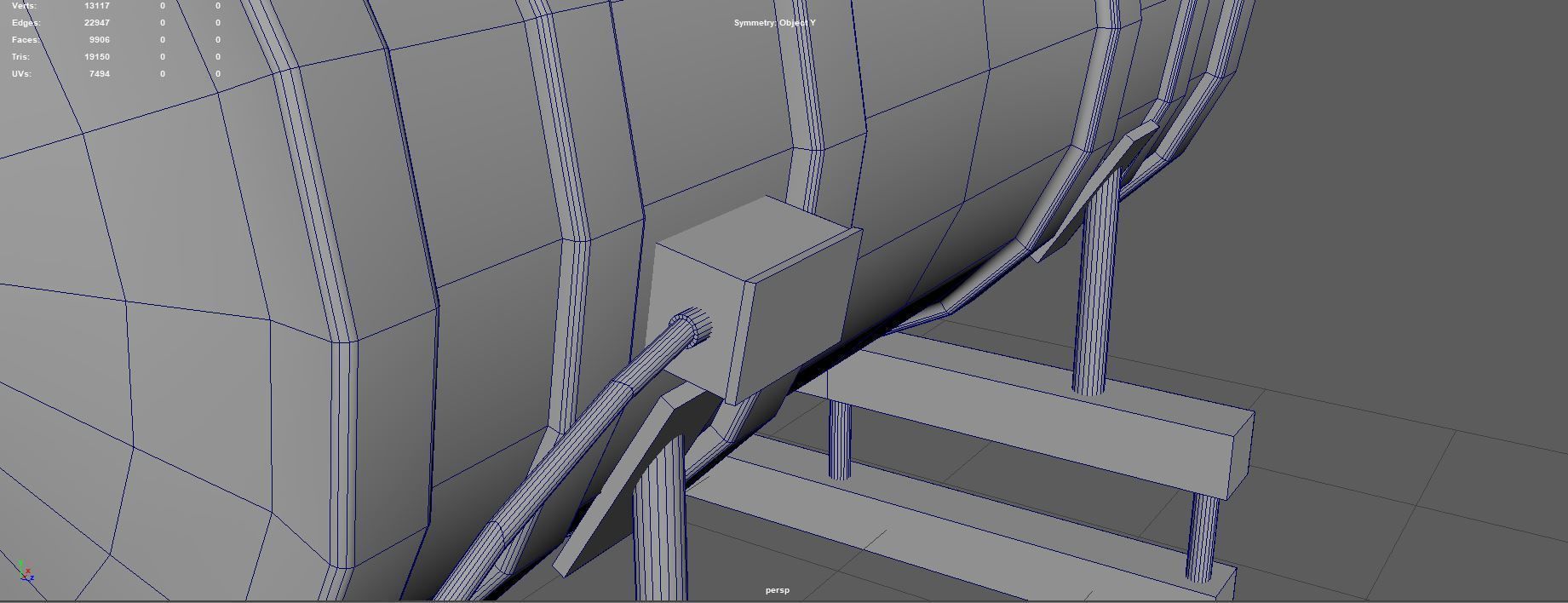 Sonar Panel Low-poly 3D model_18
