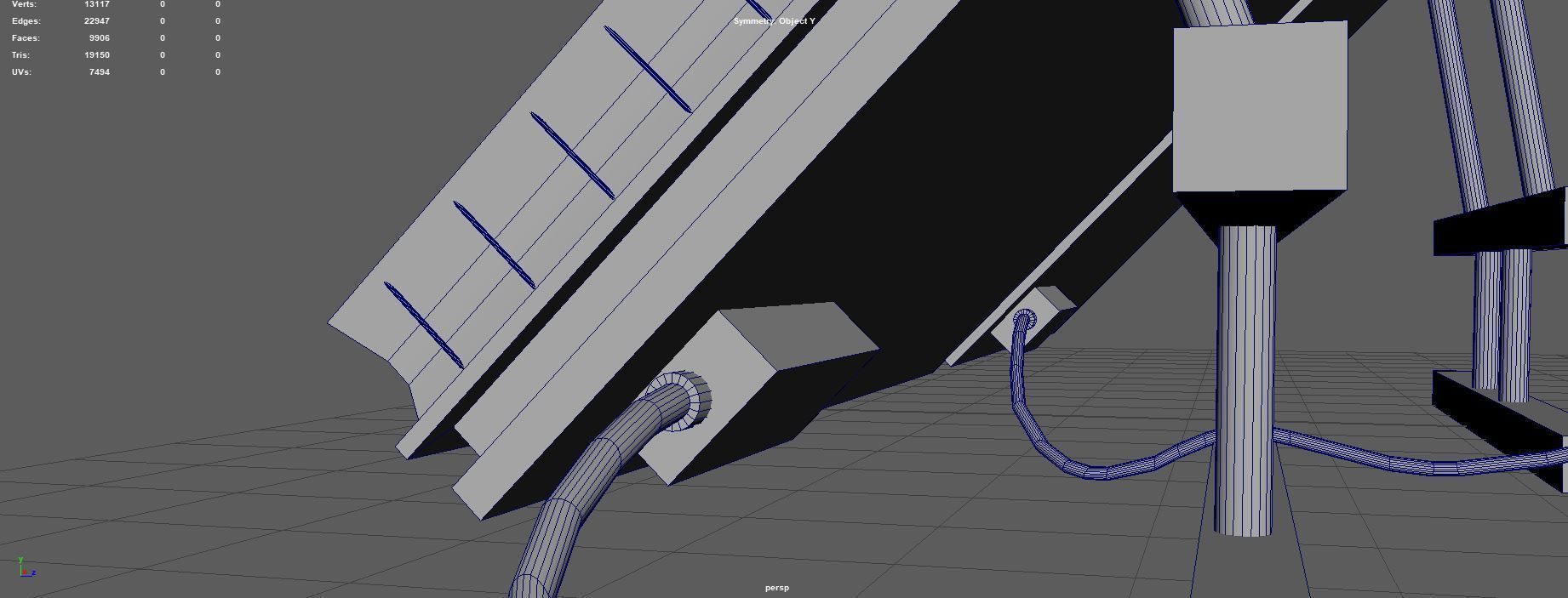 Sonar Panel Low-poly 3D model_21