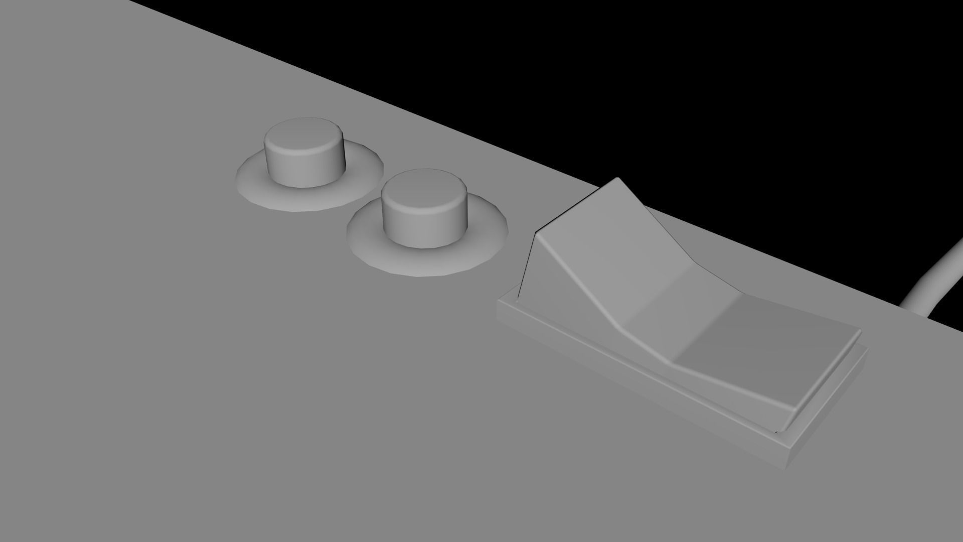 Sonar Panel Low-poly 3D model_12