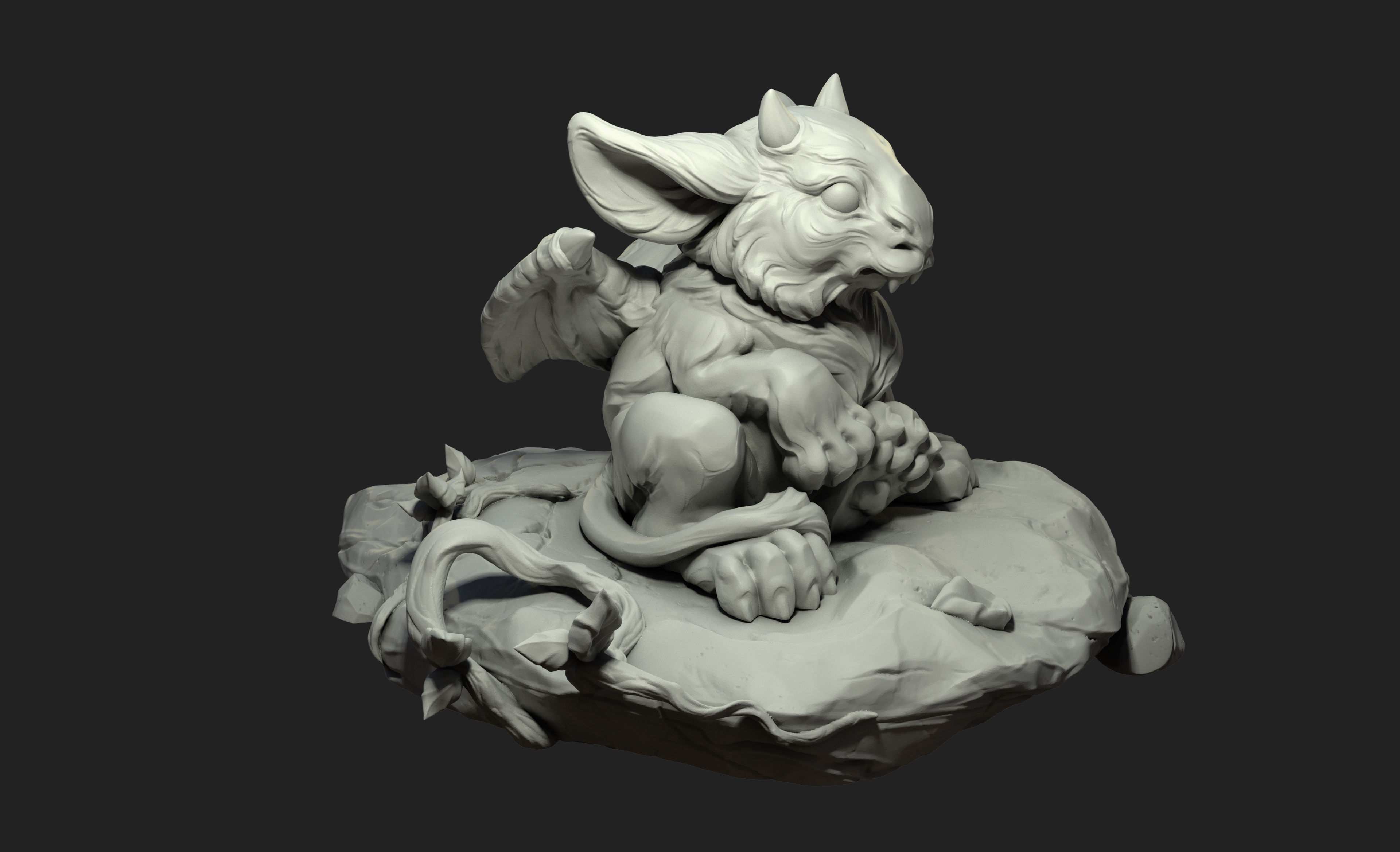 Baby dragon 3d model 3D print model_2