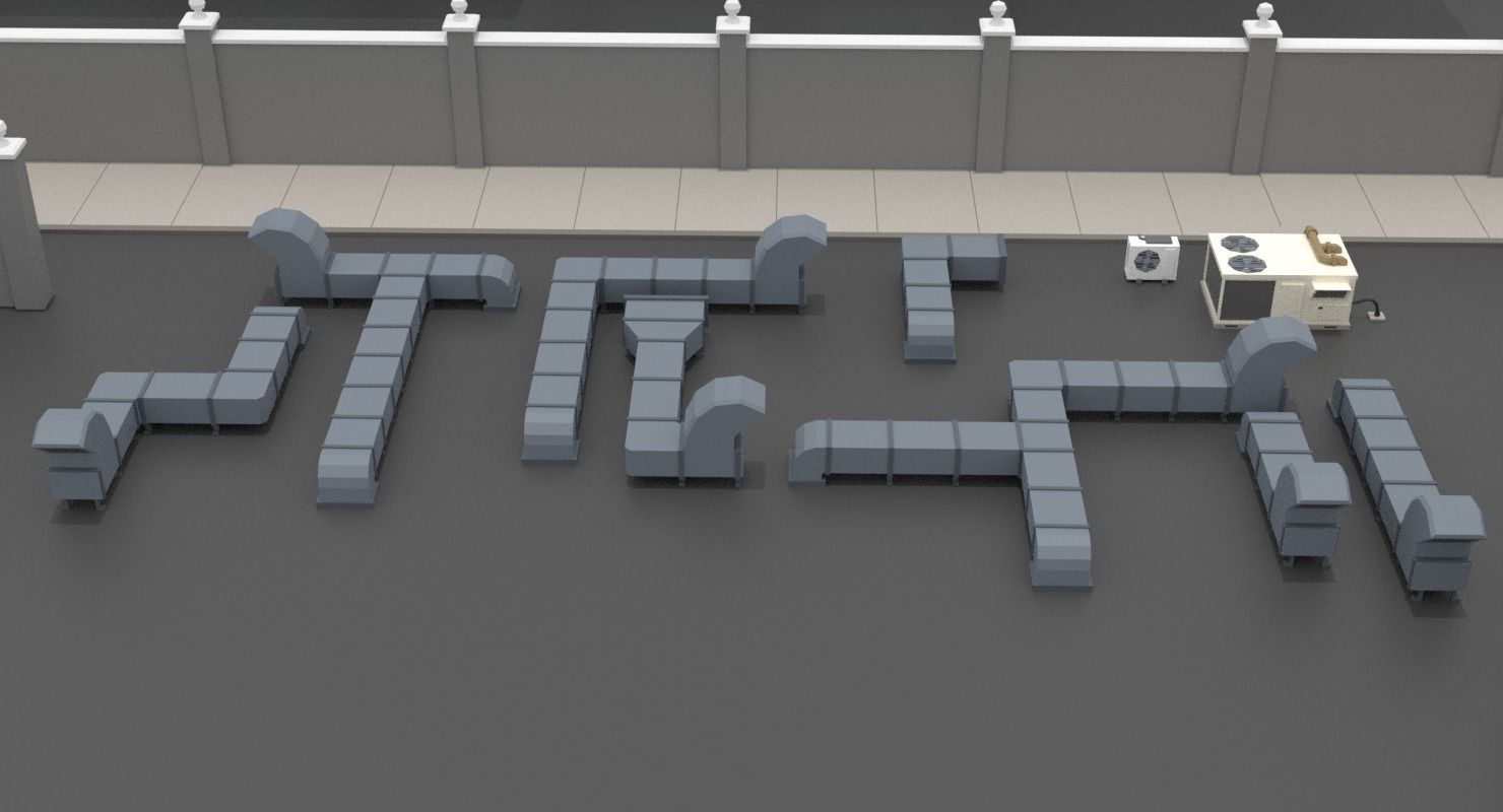 LowPoly Factory Pack Low-poly 3D model_7