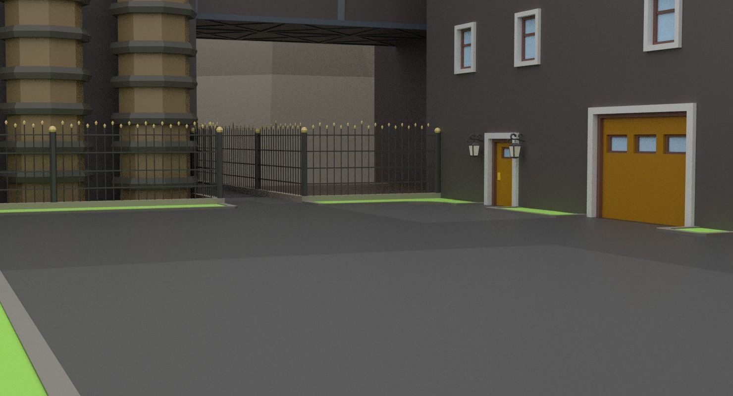 LowPoly Factory Pack Low-poly 3D model_20