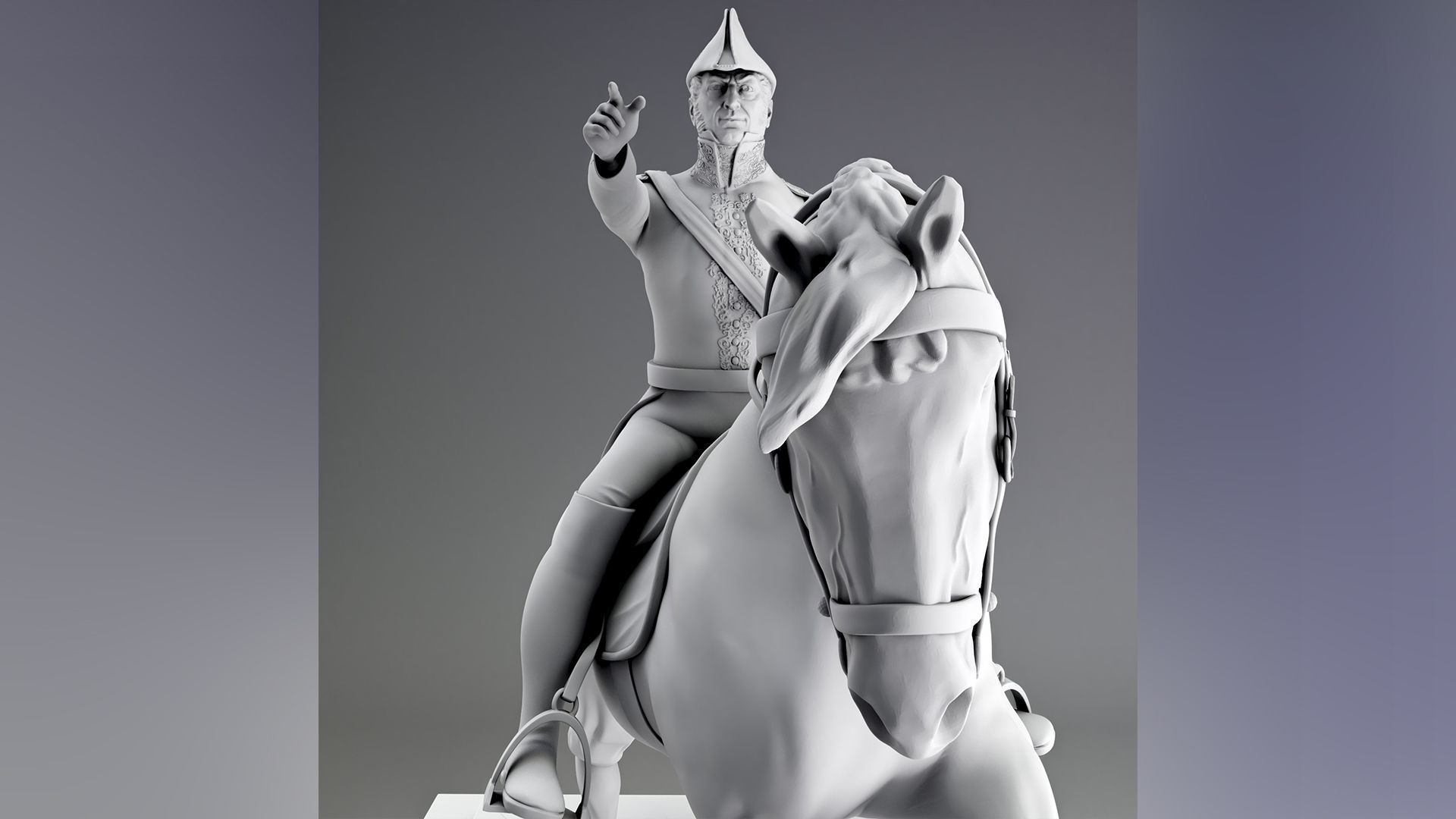 general san martin 3D print model_1