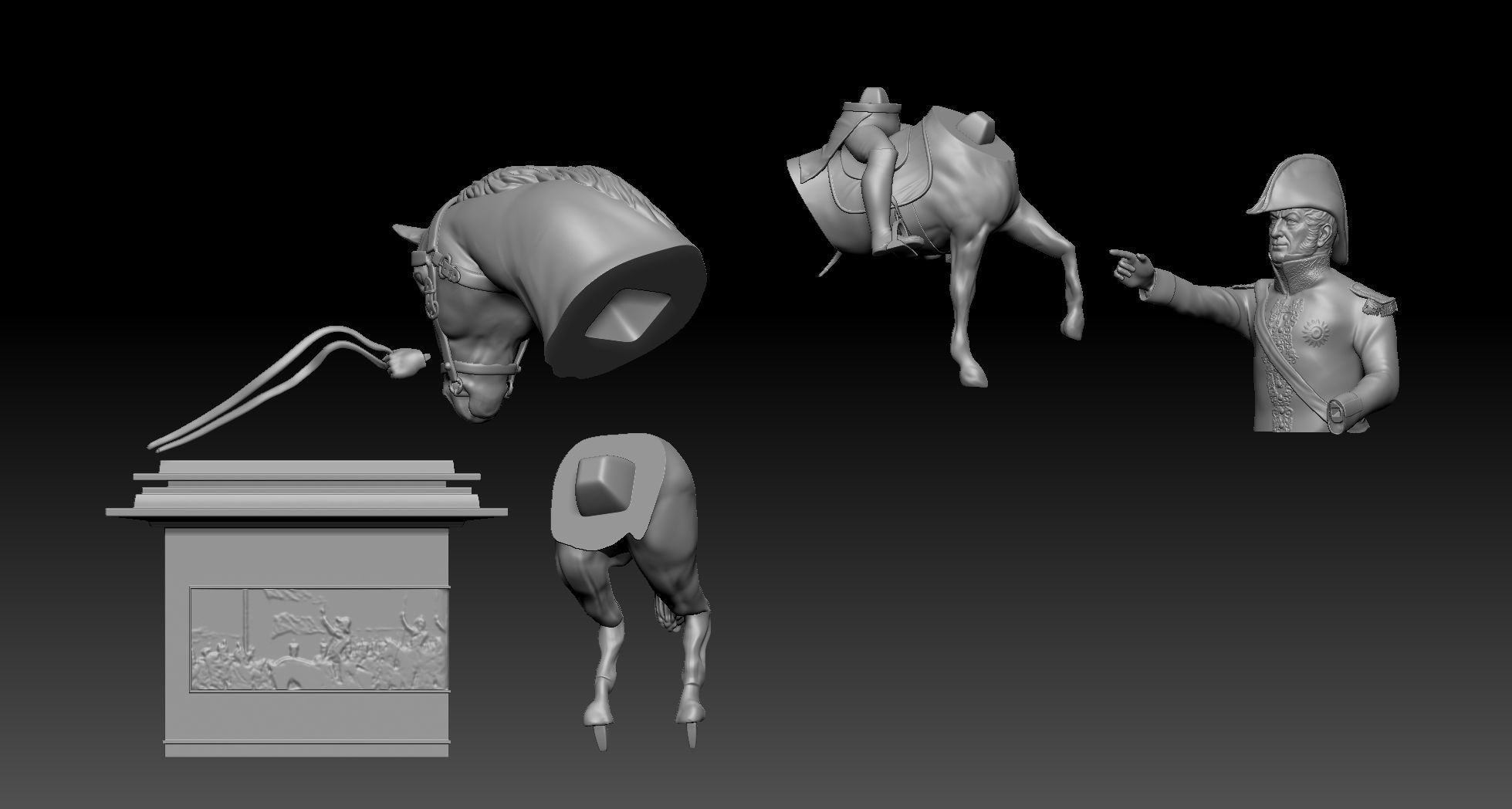 general san martin 3D print model_5