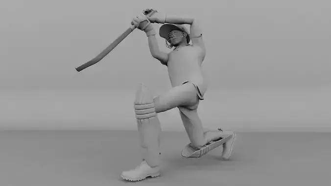 cricket betsman 3d character