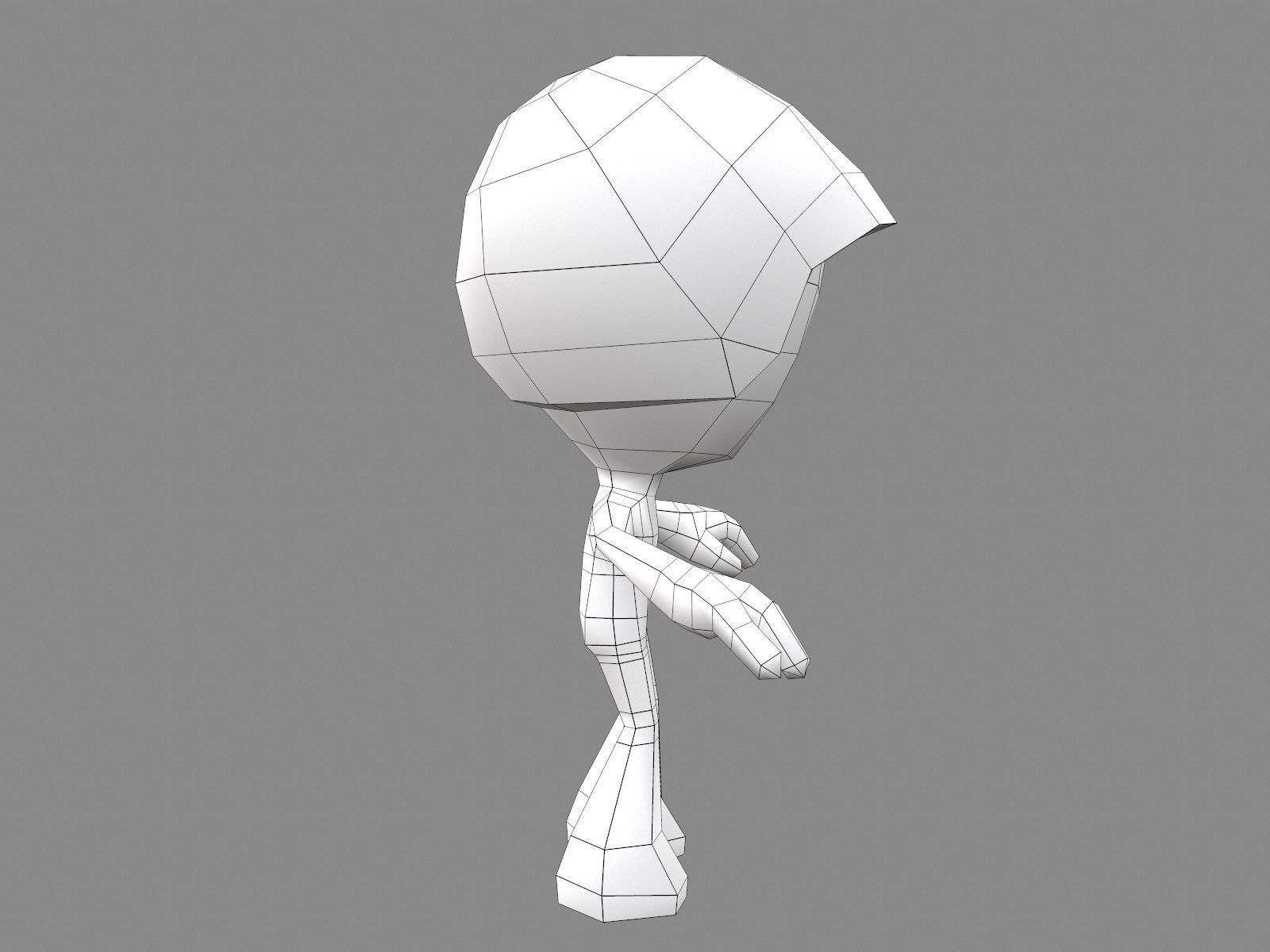 Flip Rider Character Low-poly 3D model_15