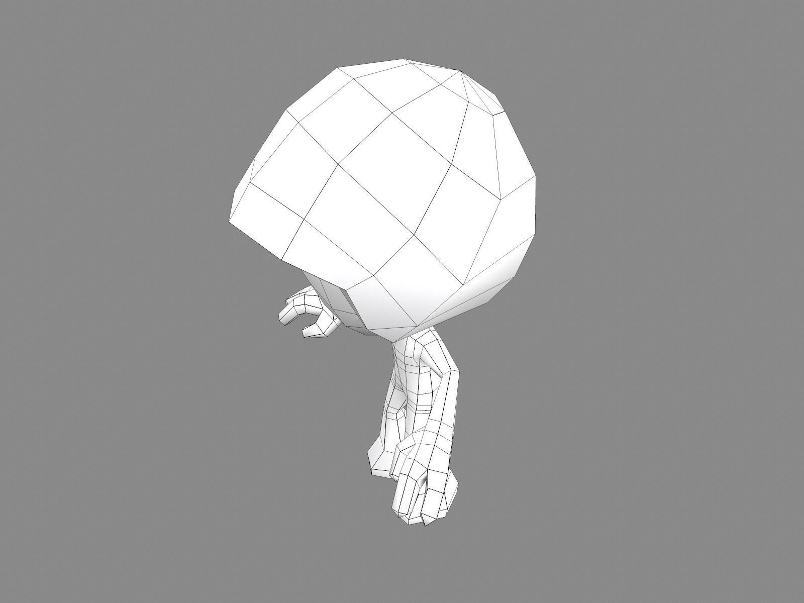 Flip Rider Character Low-poly 3D model_13