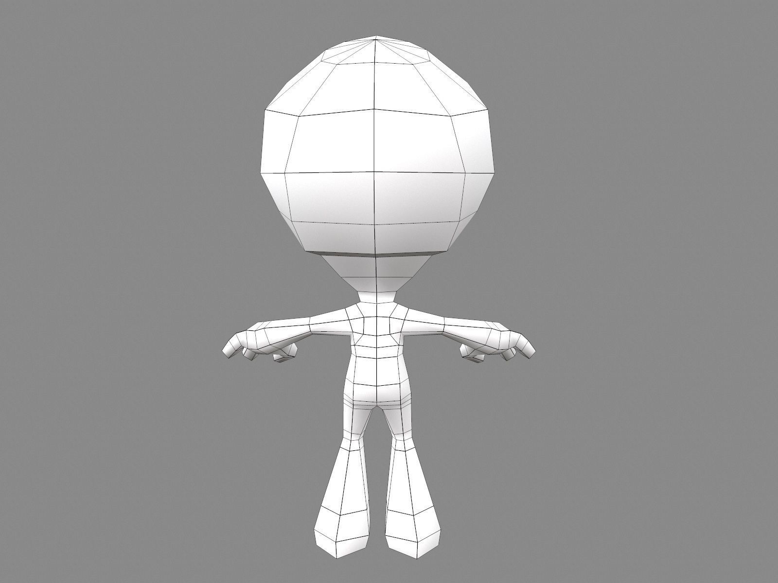 Flip Rider Character Low-poly 3D model_12