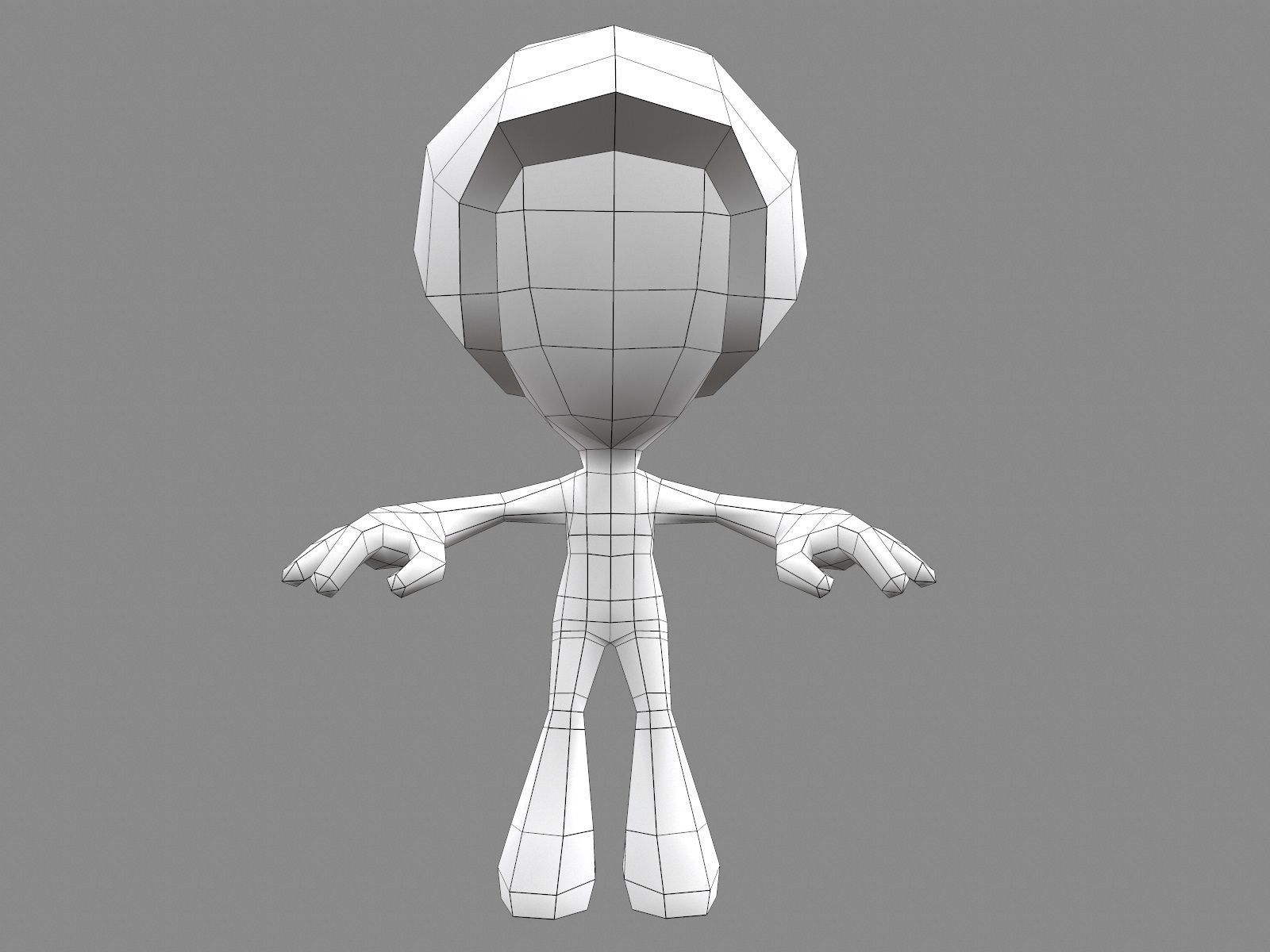 Flip Rider Character Low-poly 3D model_11