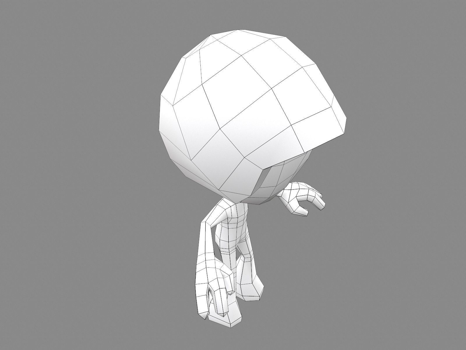 Flip Rider Character Low-poly 3D model_14