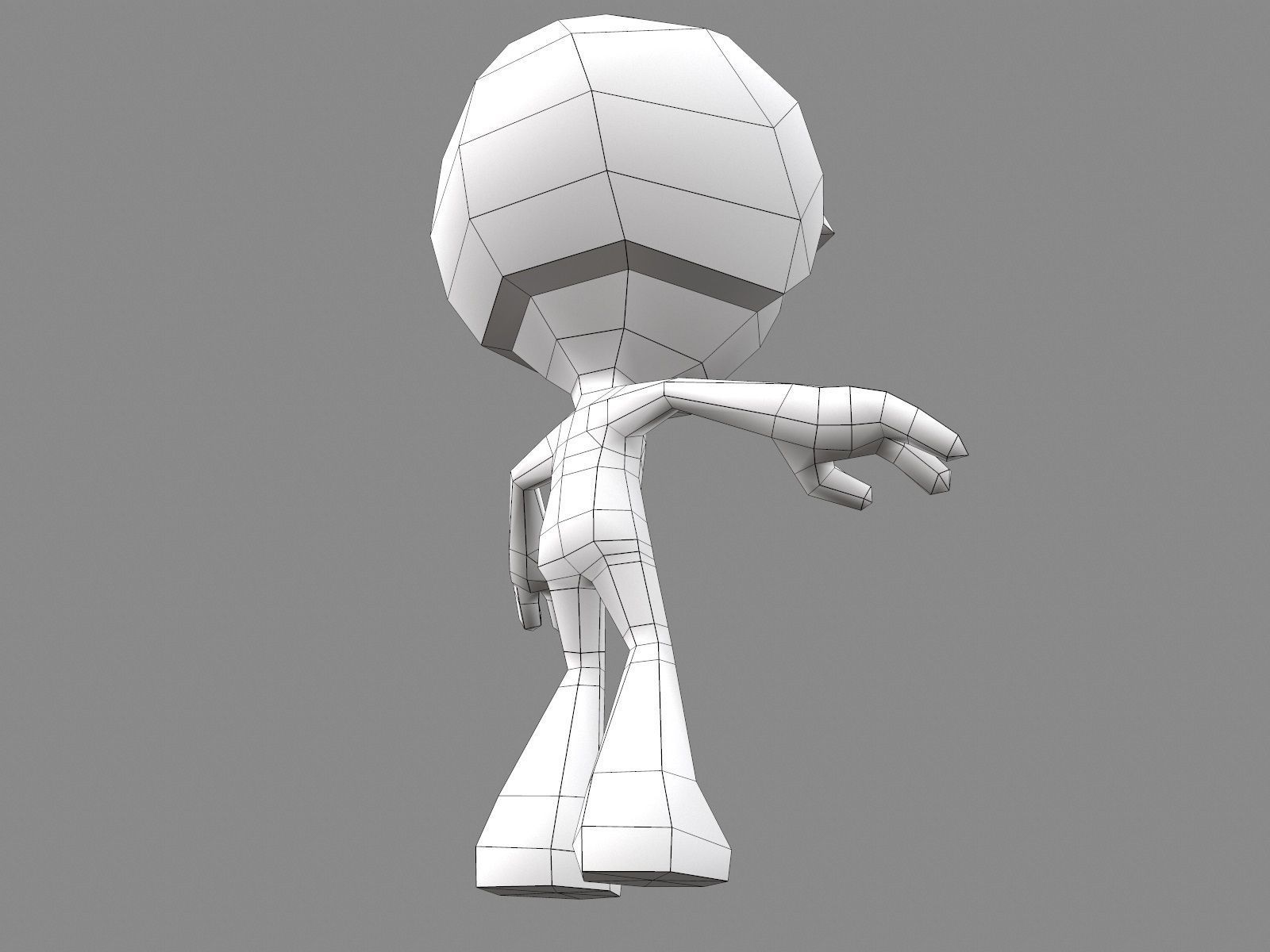 Flip Rider Character Low-poly 3D model_17