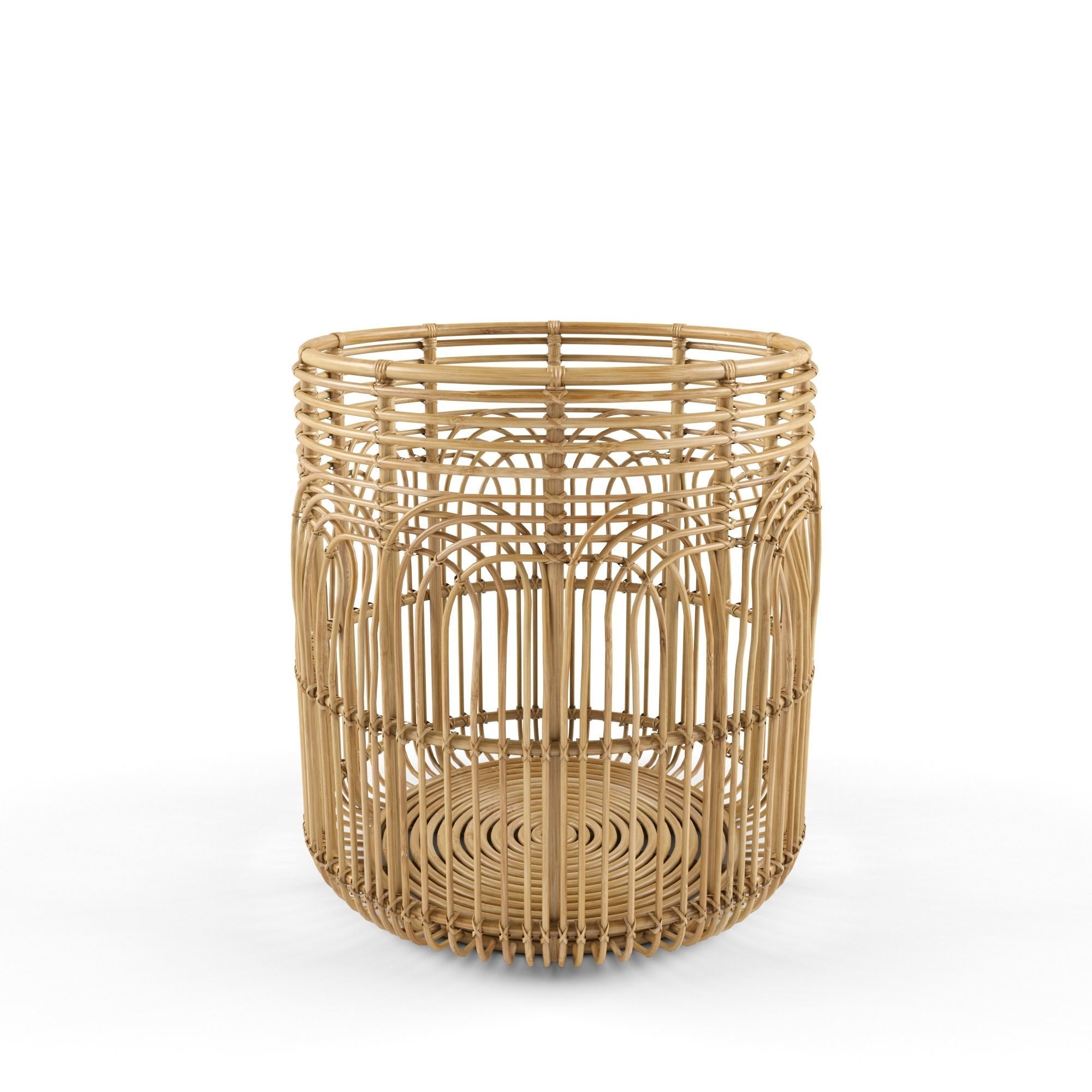 Large Naga Rattan Baskets 3D model_1