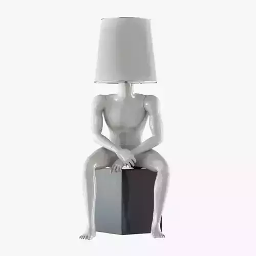 Male Seated Mannequin Lamp 52