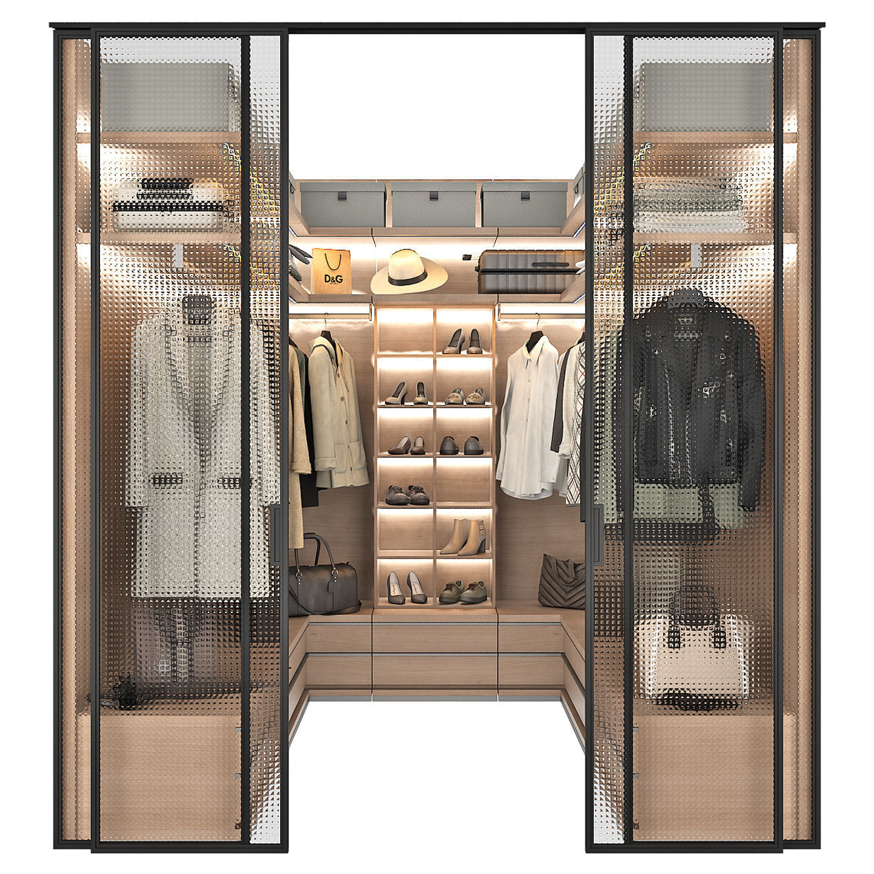 Walk-in Closet 98 part 1 3D model_1