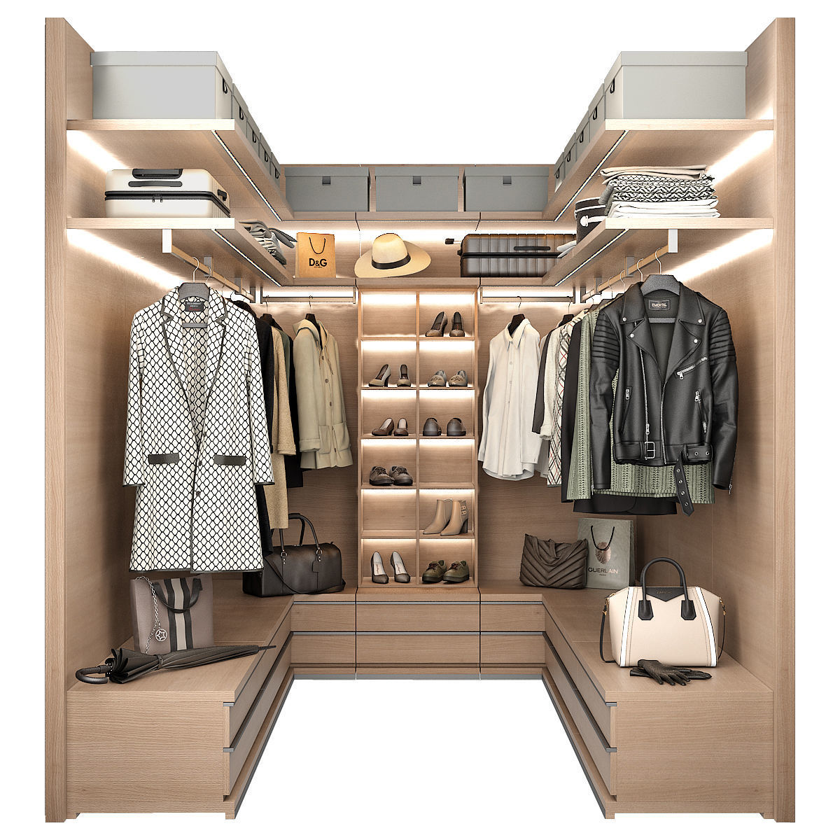 Walk-in Closet 98 part 1 3D model_2