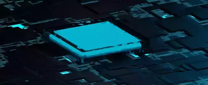 CPU Blender 3D model