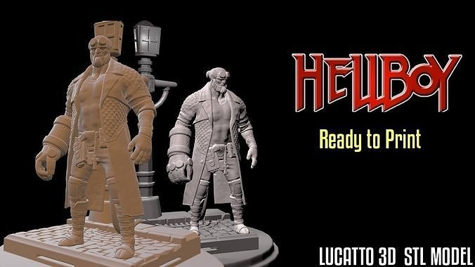 Hellboy STL READY TO PRINT 3D print model