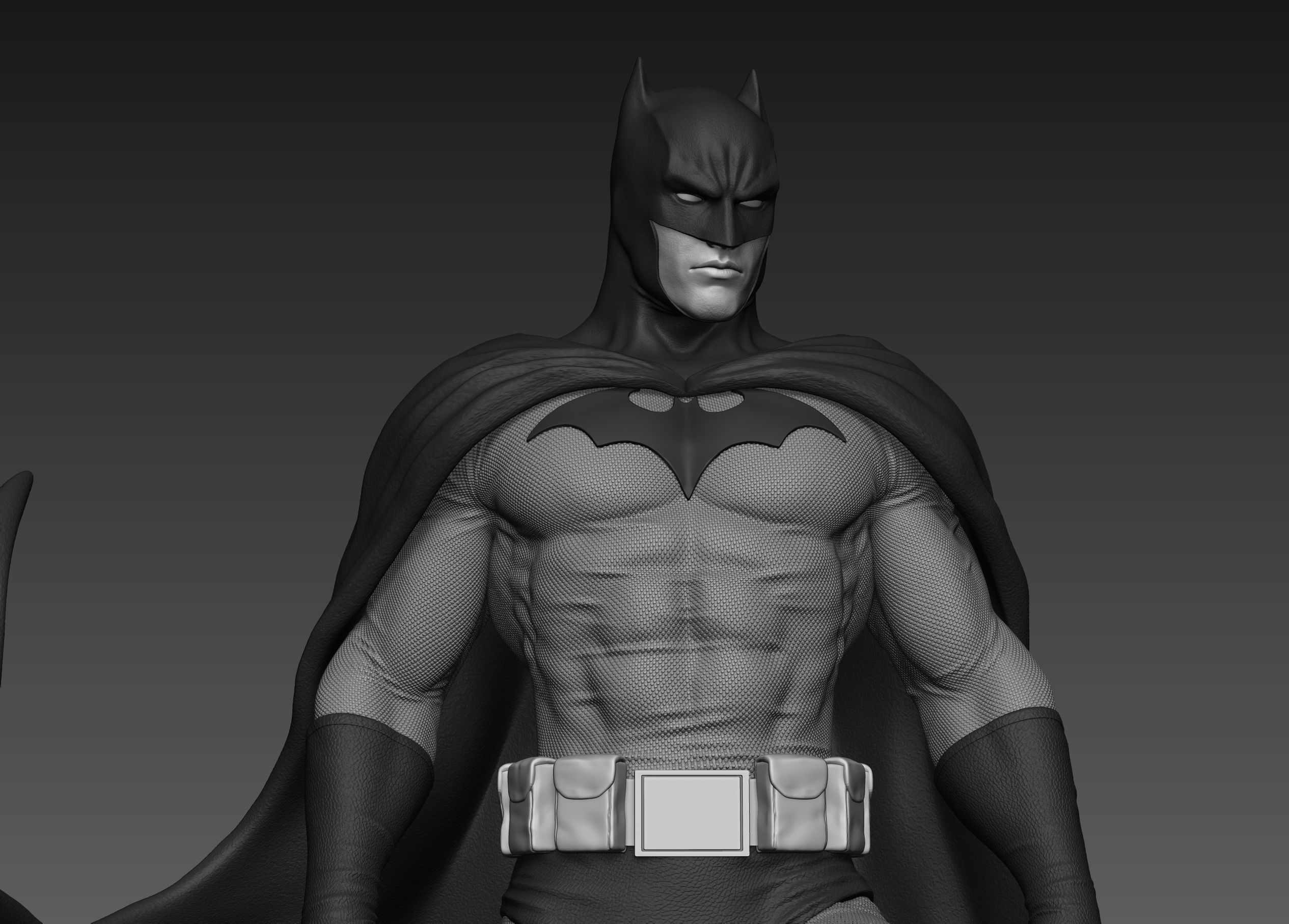 Batman Fan Art Statue 3d Printable 3D print model_23