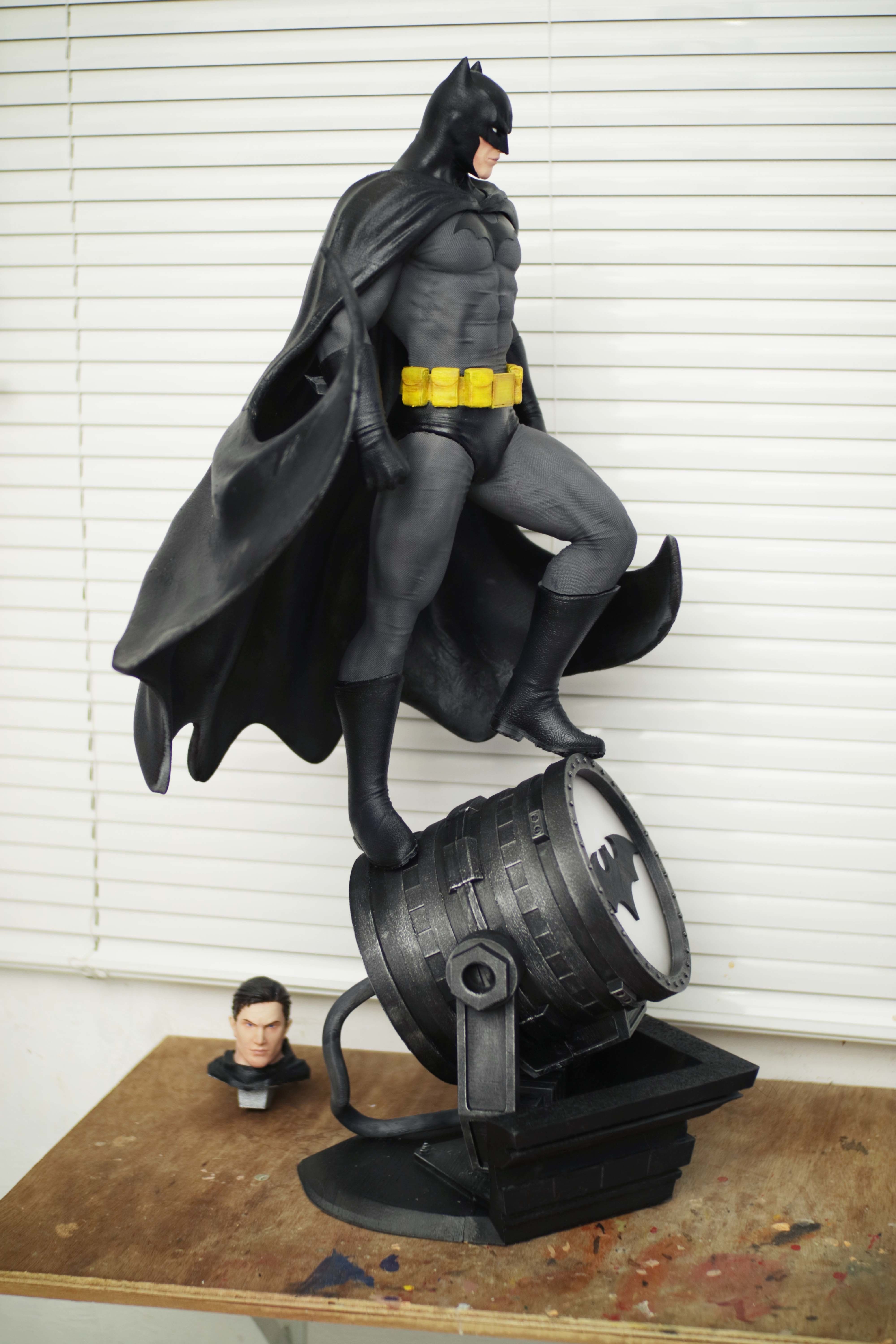 Batman Fan Art Statue 3d Printable 3D print model_9