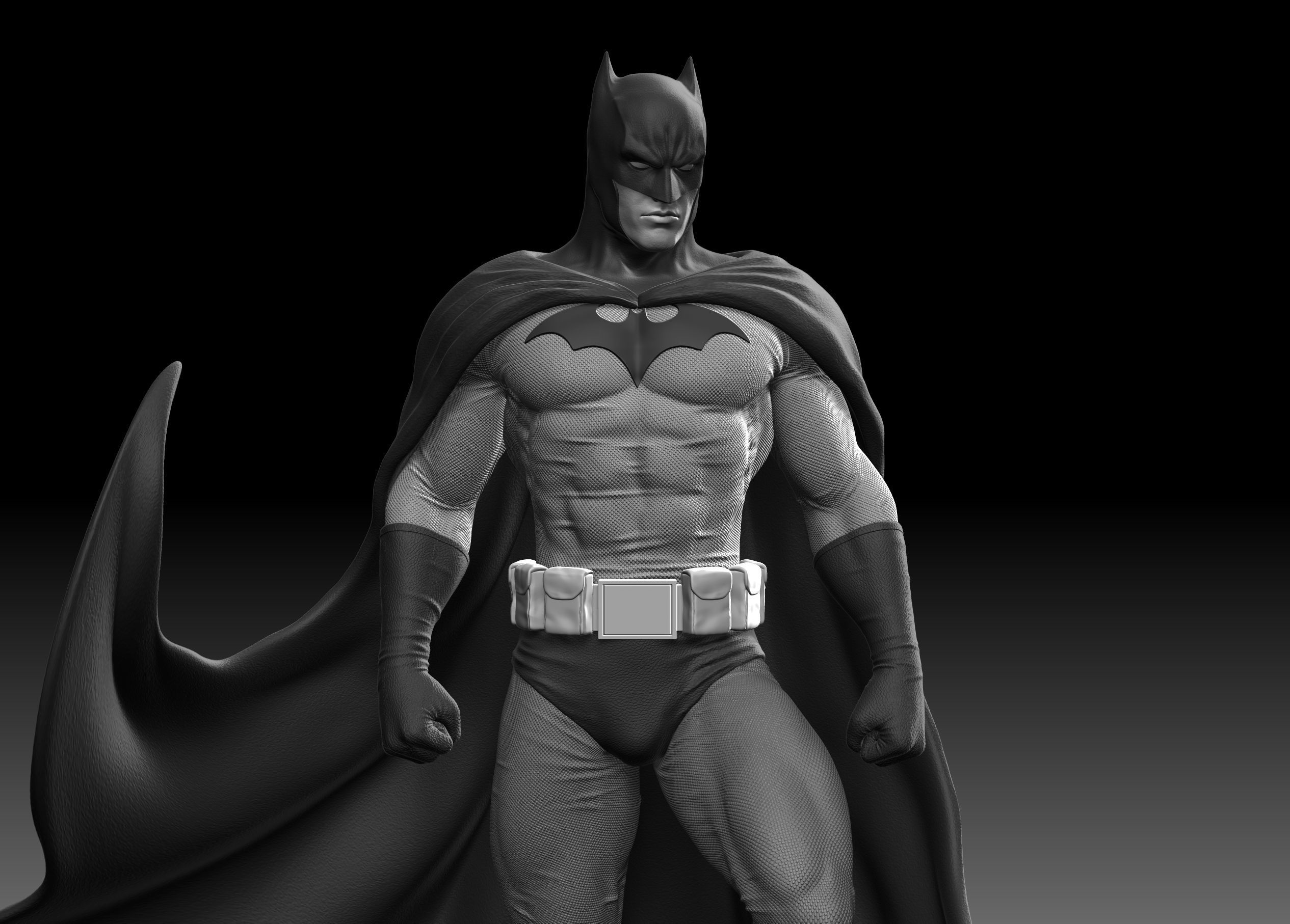 Batman Fan Art Statue 3d Printable 3D print model_18