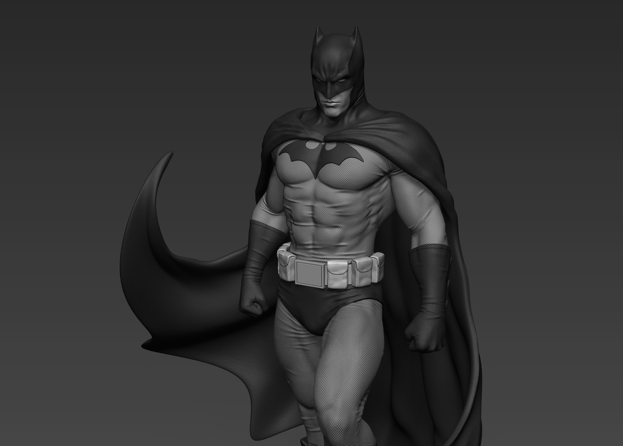 Batman Fan Art Statue 3d Printable 3D print model_20