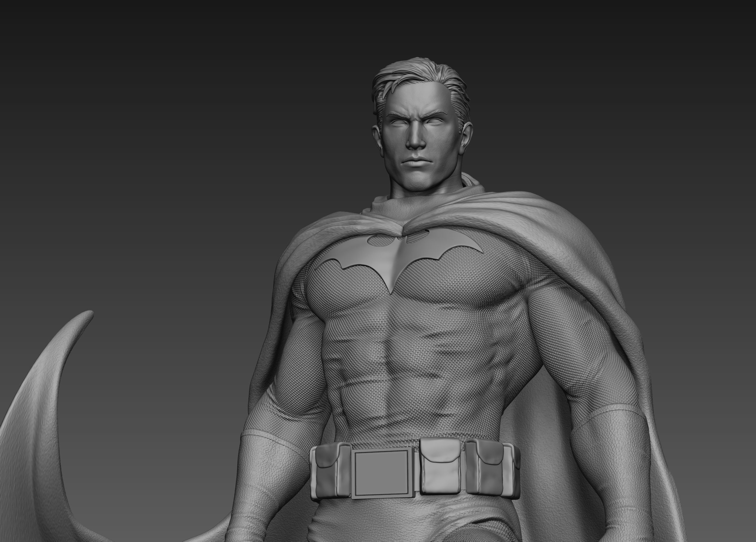 Batman Fan Art Statue 3d Printable 3D print model_26