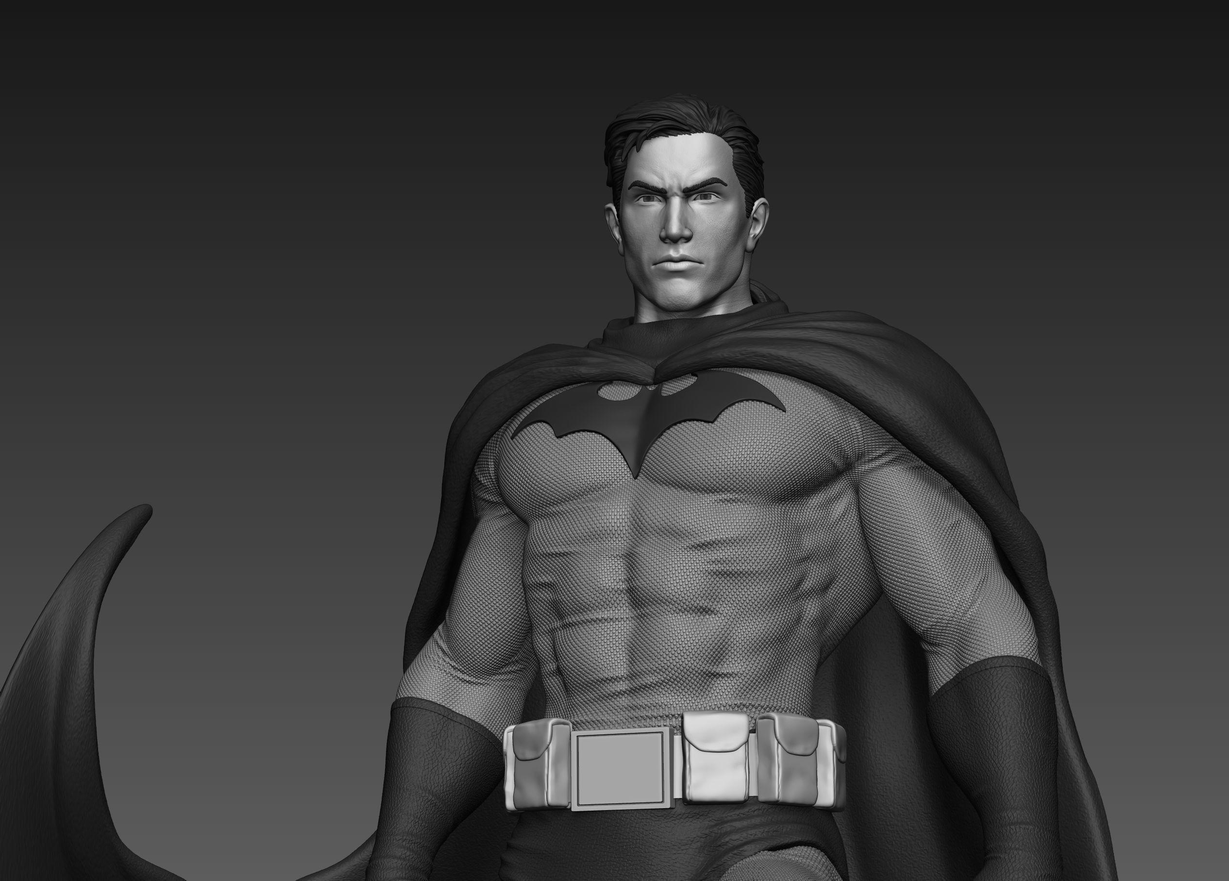 Batman Fan Art Statue 3d Printable 3D print model_25