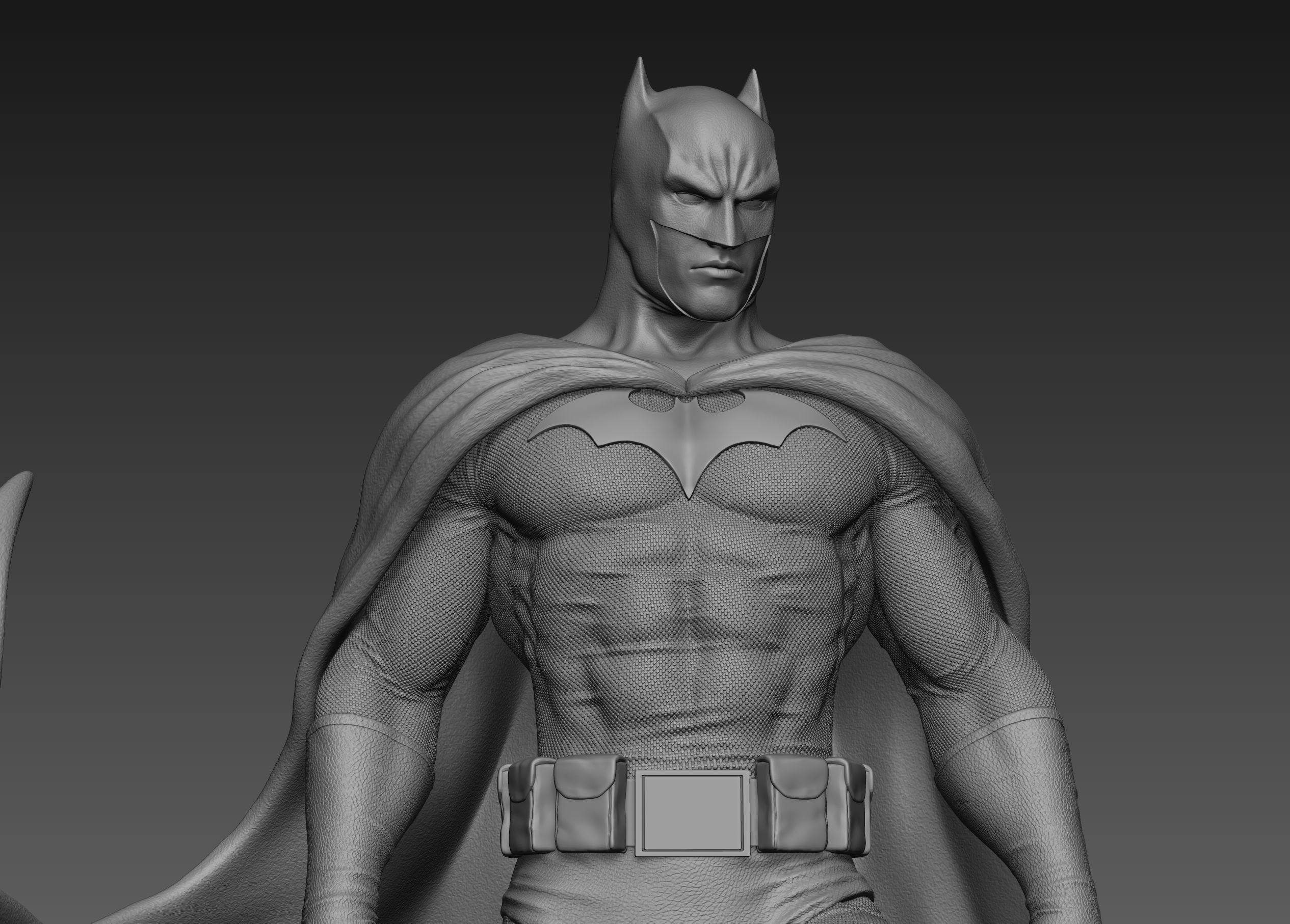 Batman Fan Art Statue 3d Printable 3D print model_24