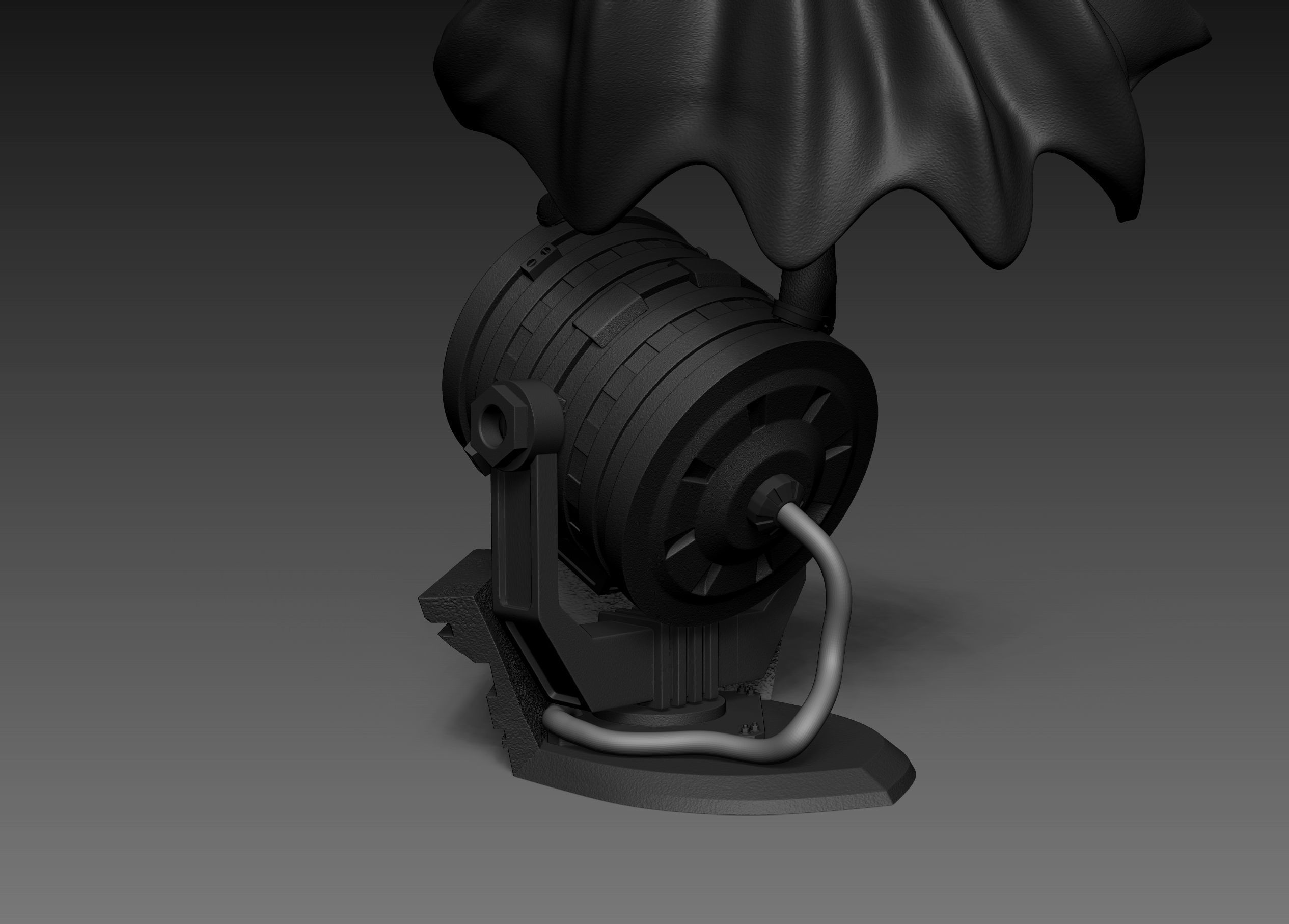 Batman Fan Art Statue 3d Printable 3D print model_30