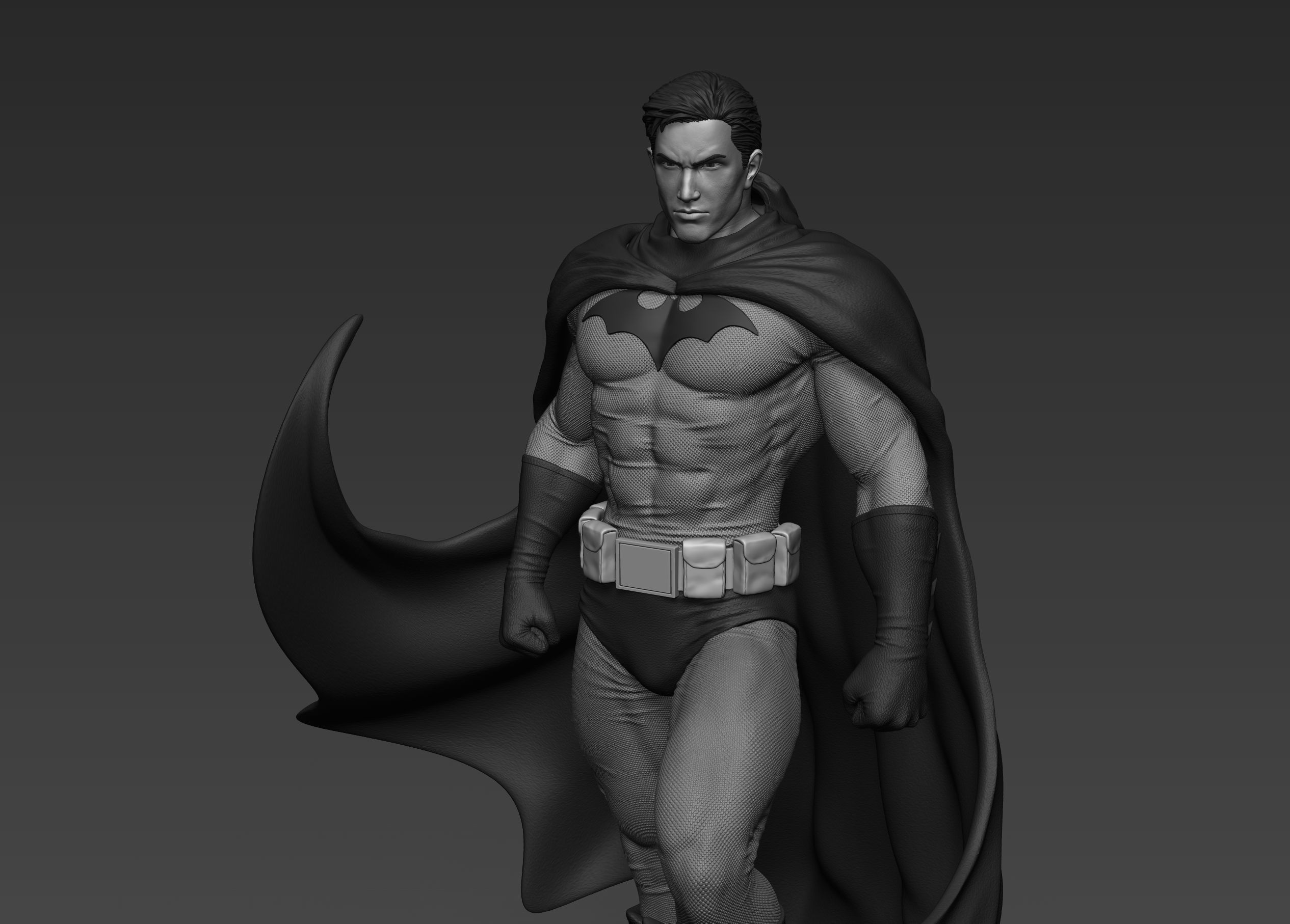 Batman Fan Art Statue 3d Printable 3D print model_21