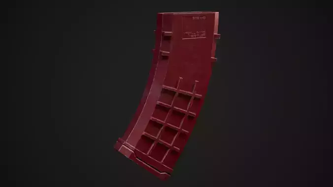 Assault Rifle Magazine Red