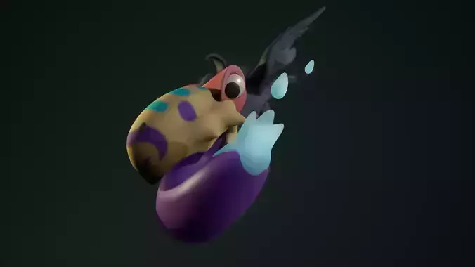 Stylized Bird 3D model
