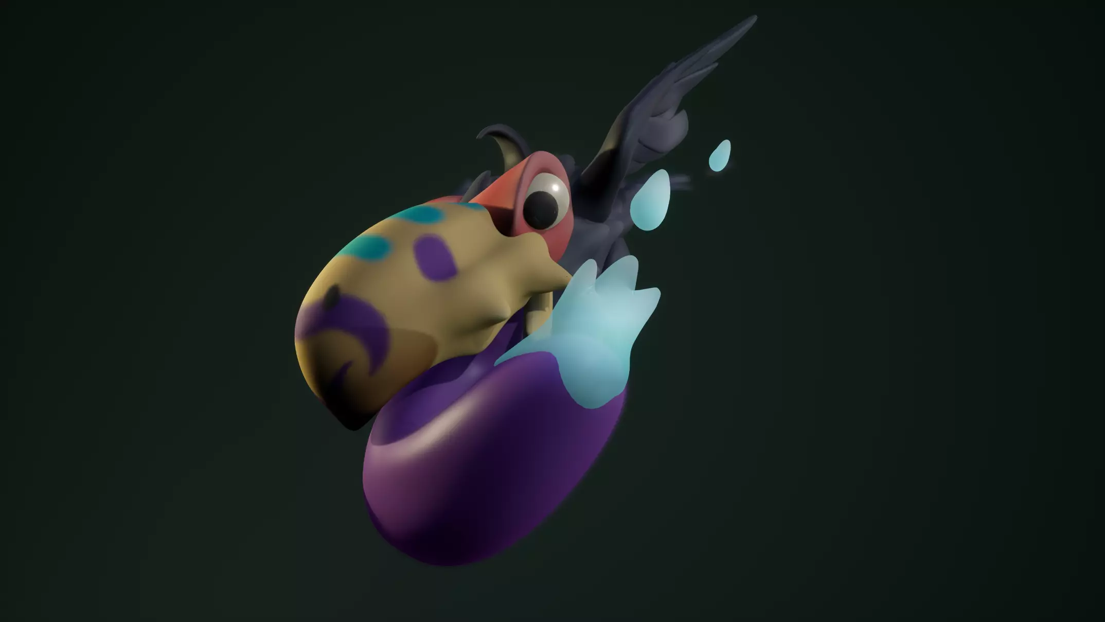 Stylized Bird 3D model_0