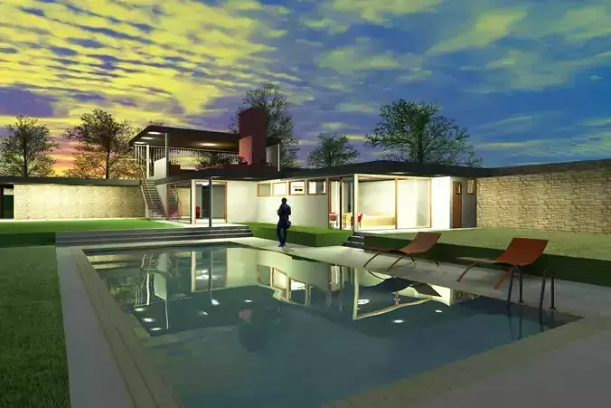 Casa Kaufmann  house Kaufmann-RICHARD NEUTRA