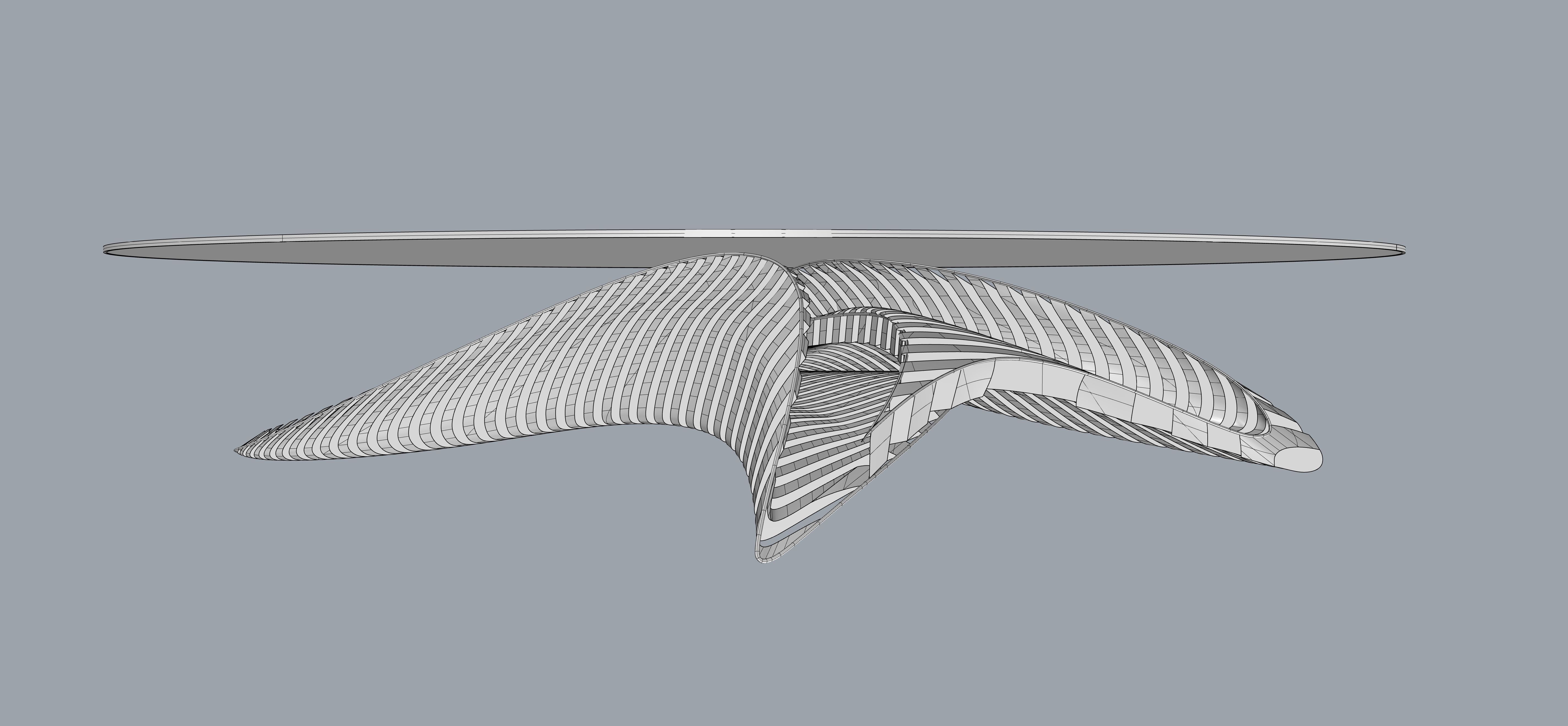 Parametric Table 3D model_13